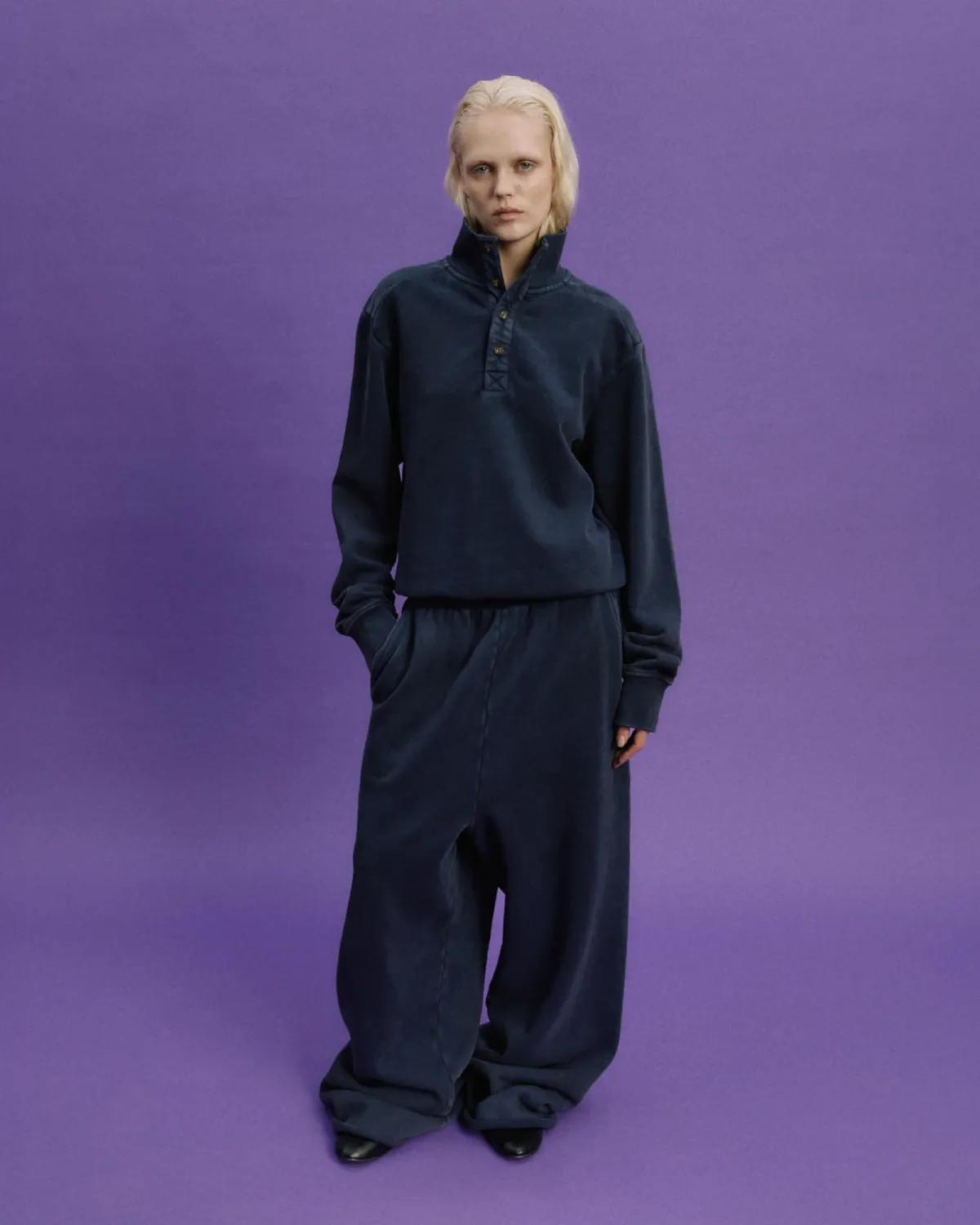 Full Sweatpant Salted Navy - Image 3
