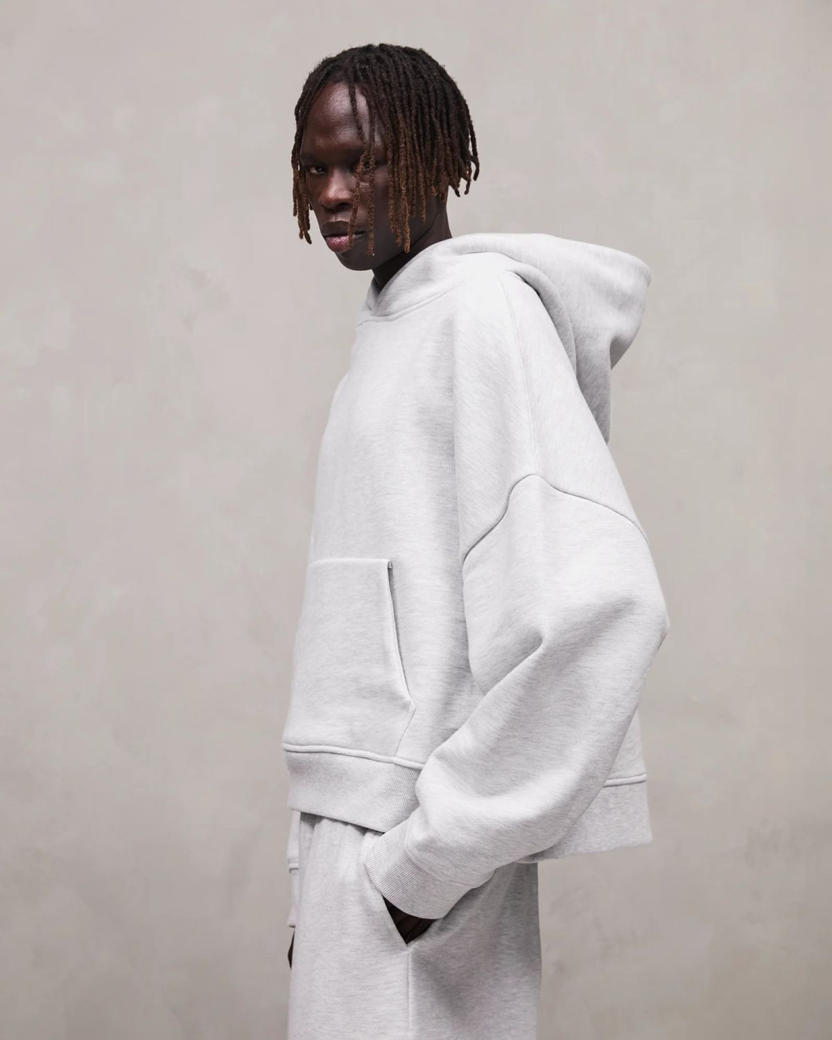 heavy hood heather grey - entire studios