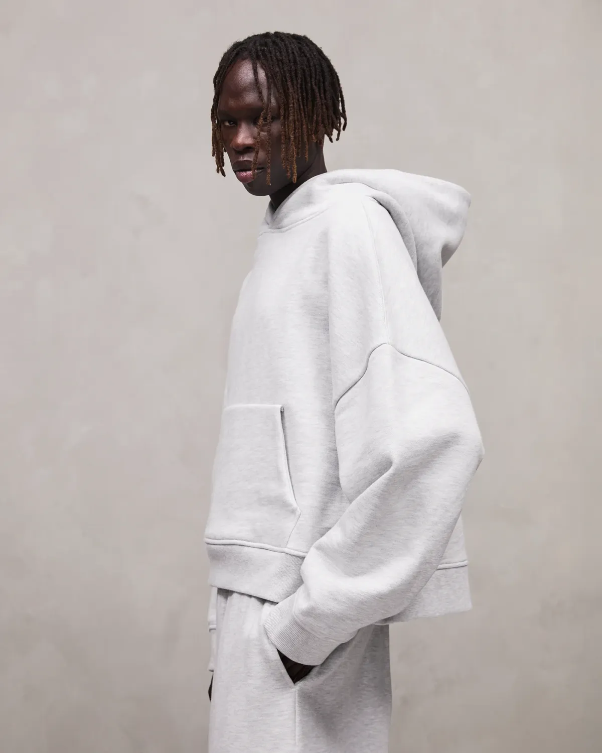 heavy hood heather grey - entire studios