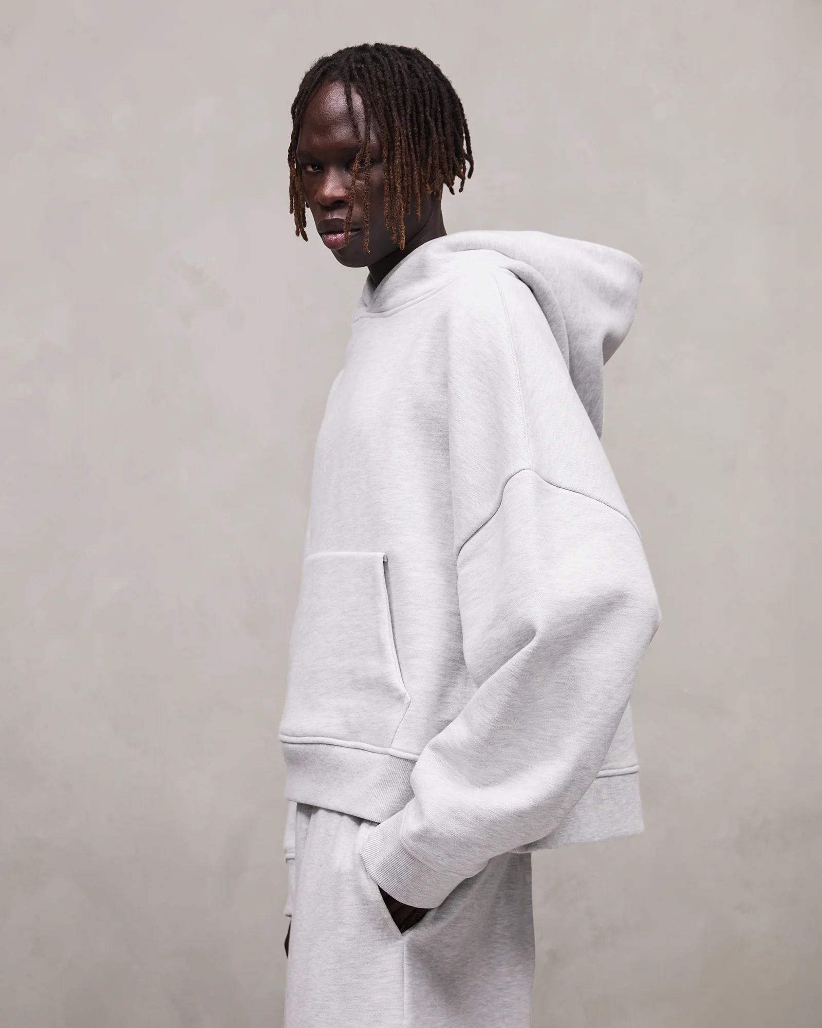 heavy hood heather grey - entire studios heavy hood heather grey - entire studios