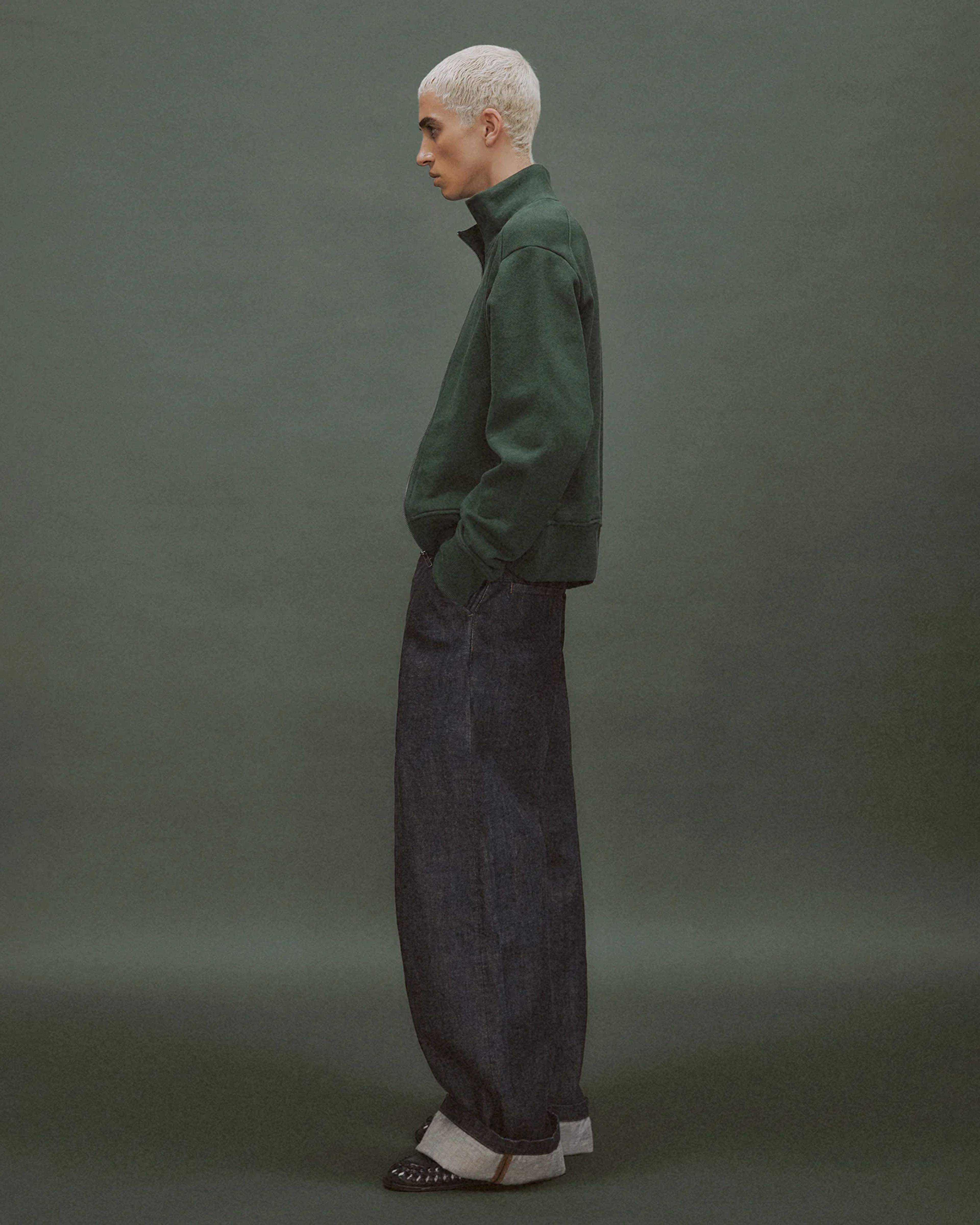 Standard Track Jacket College Green - Image 5