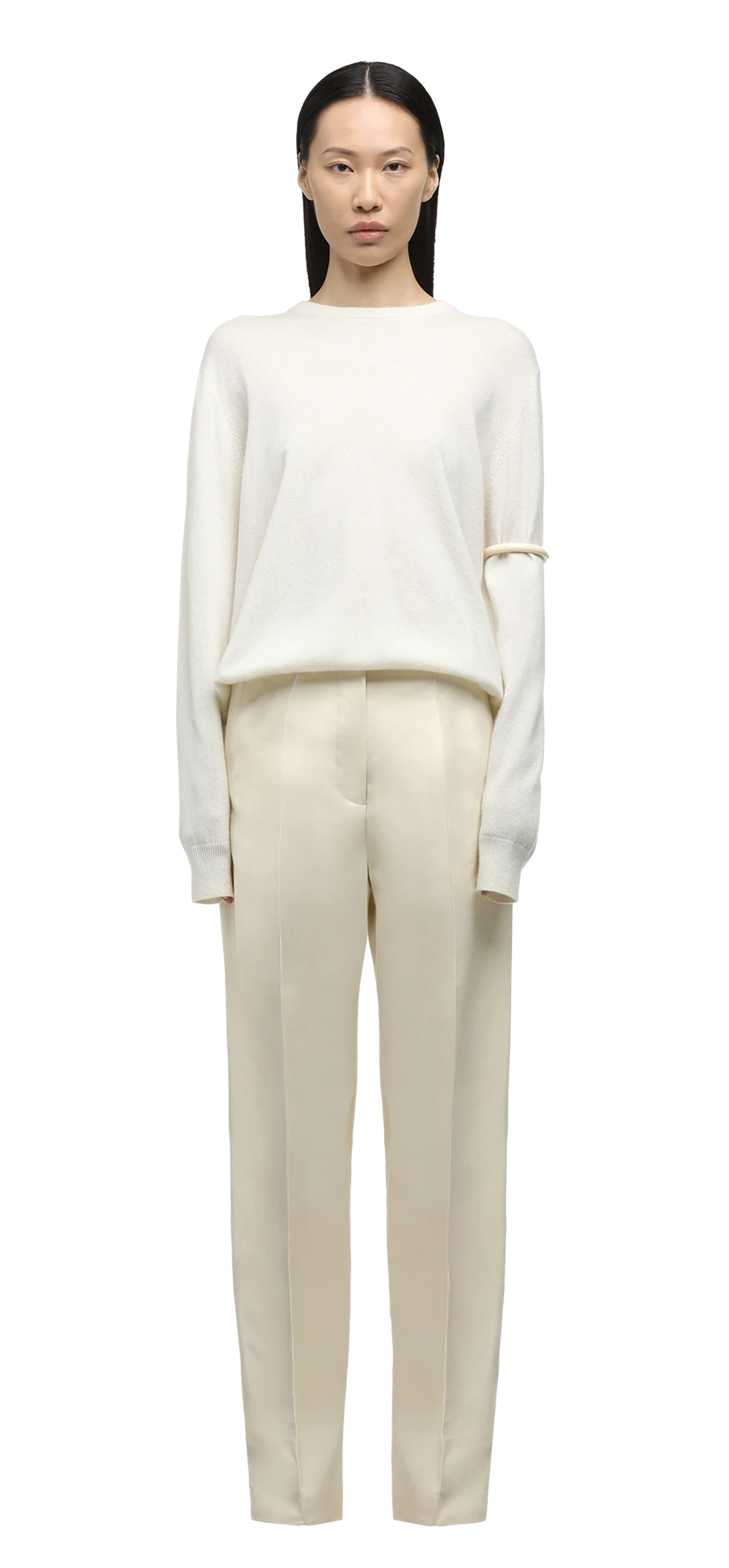 zerobound-trouser-limestone character front view