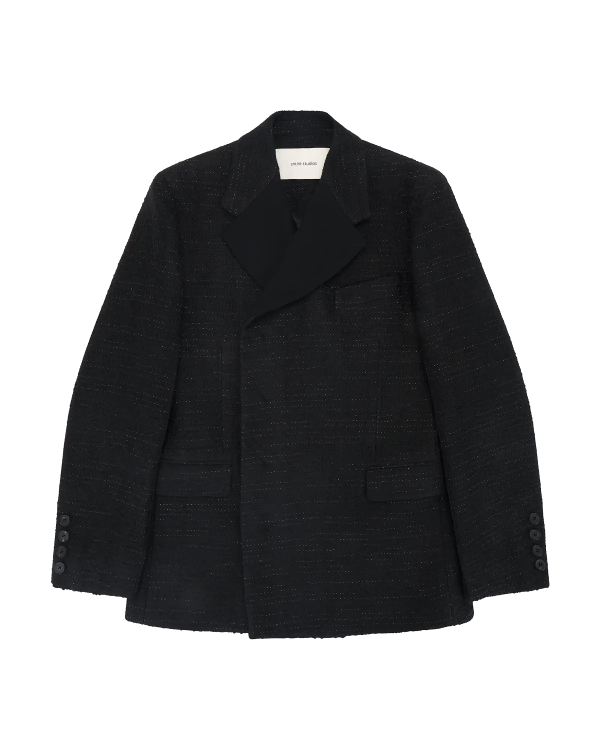 Dual Tailored Jacket Textured Black - Image 3