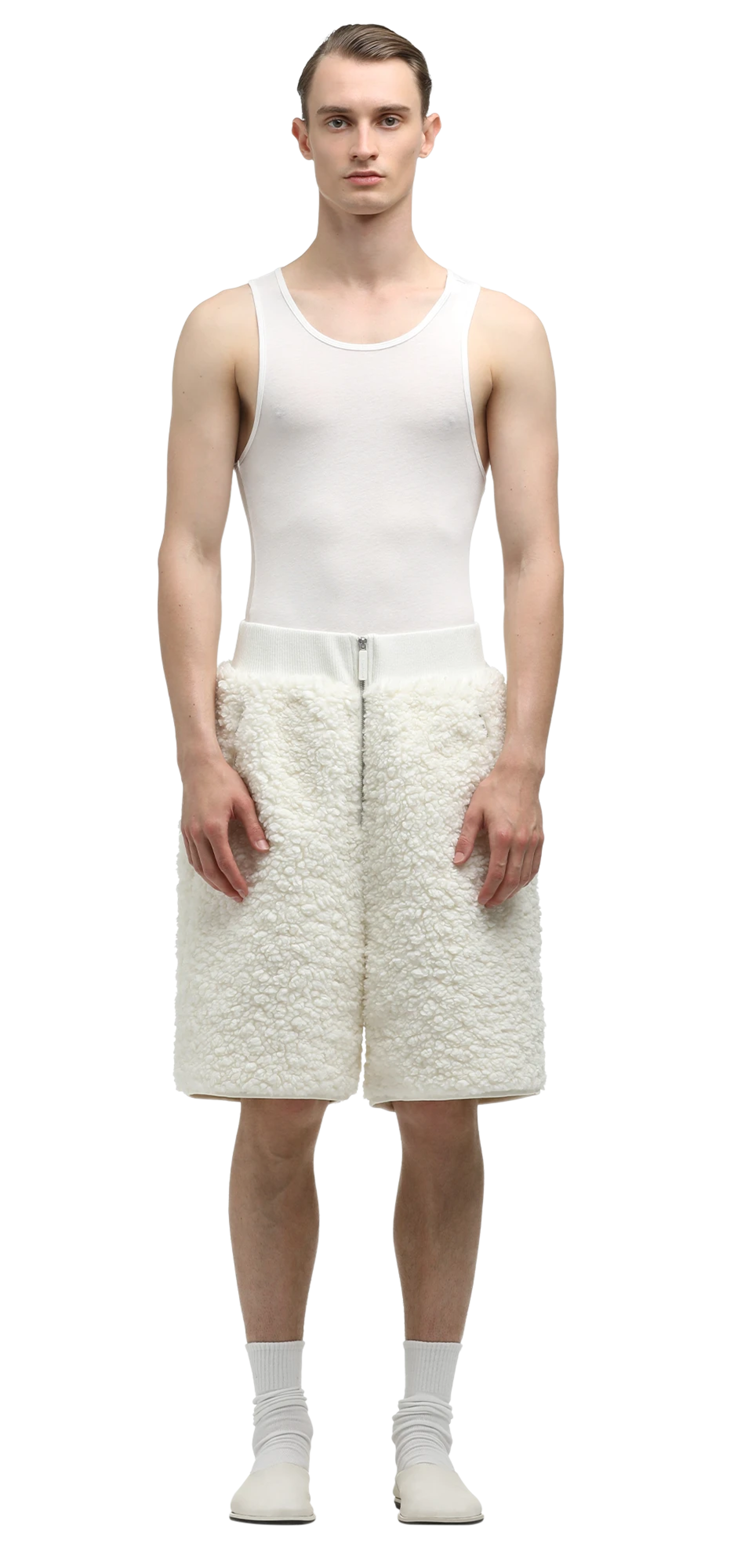 ef-short-white character front view