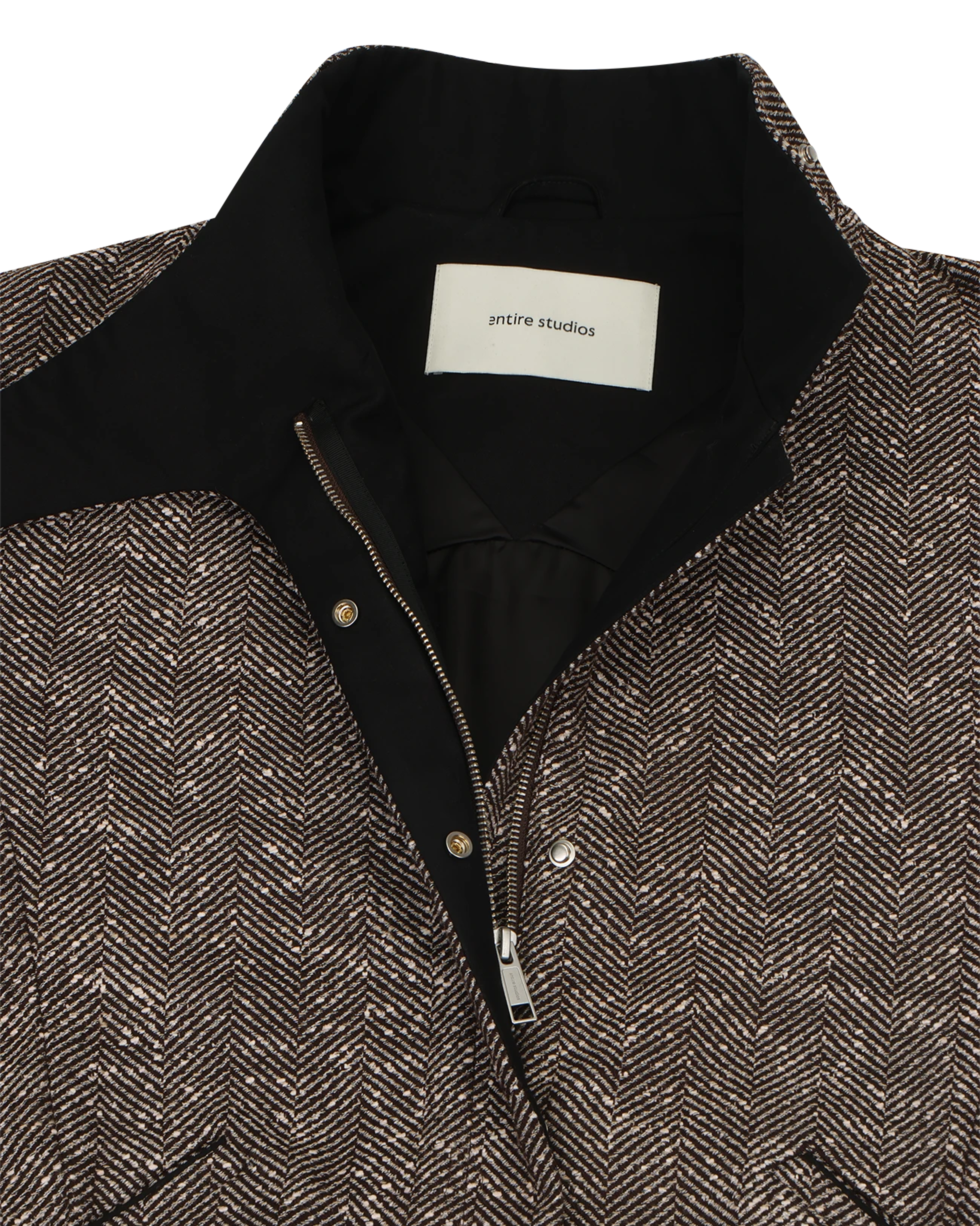 Contrast Aviator Jacket Brindle - Image 5