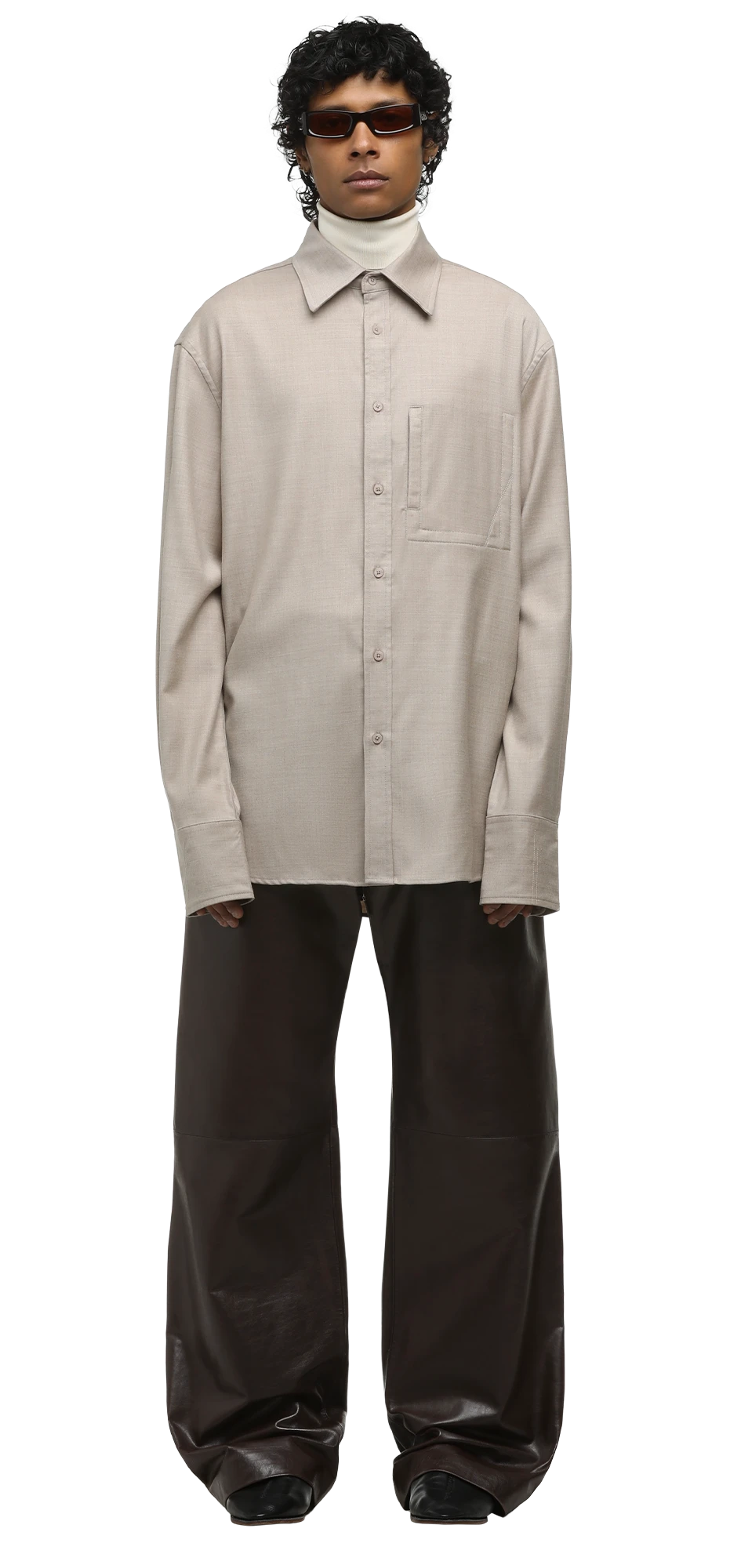 classic-shirt-warm-gray character front view