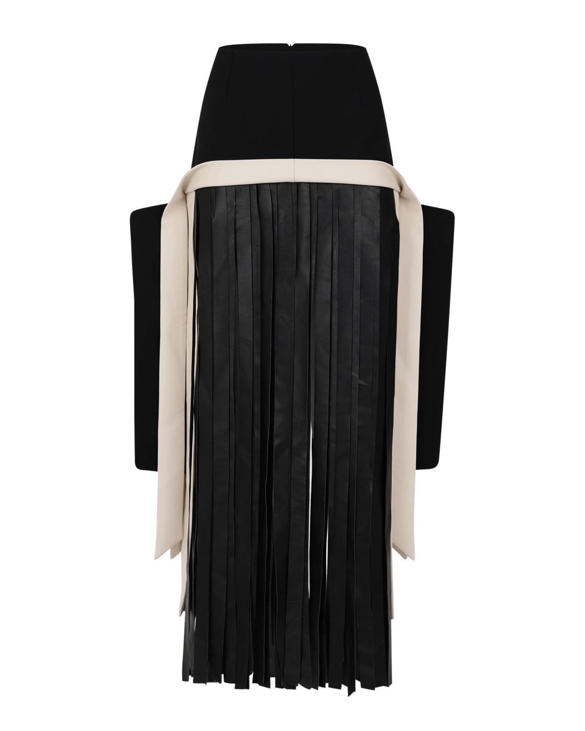 スカート ANDWANG Sculpted Ribbon Flare Skirt ribbon skirt orca - entire studios
