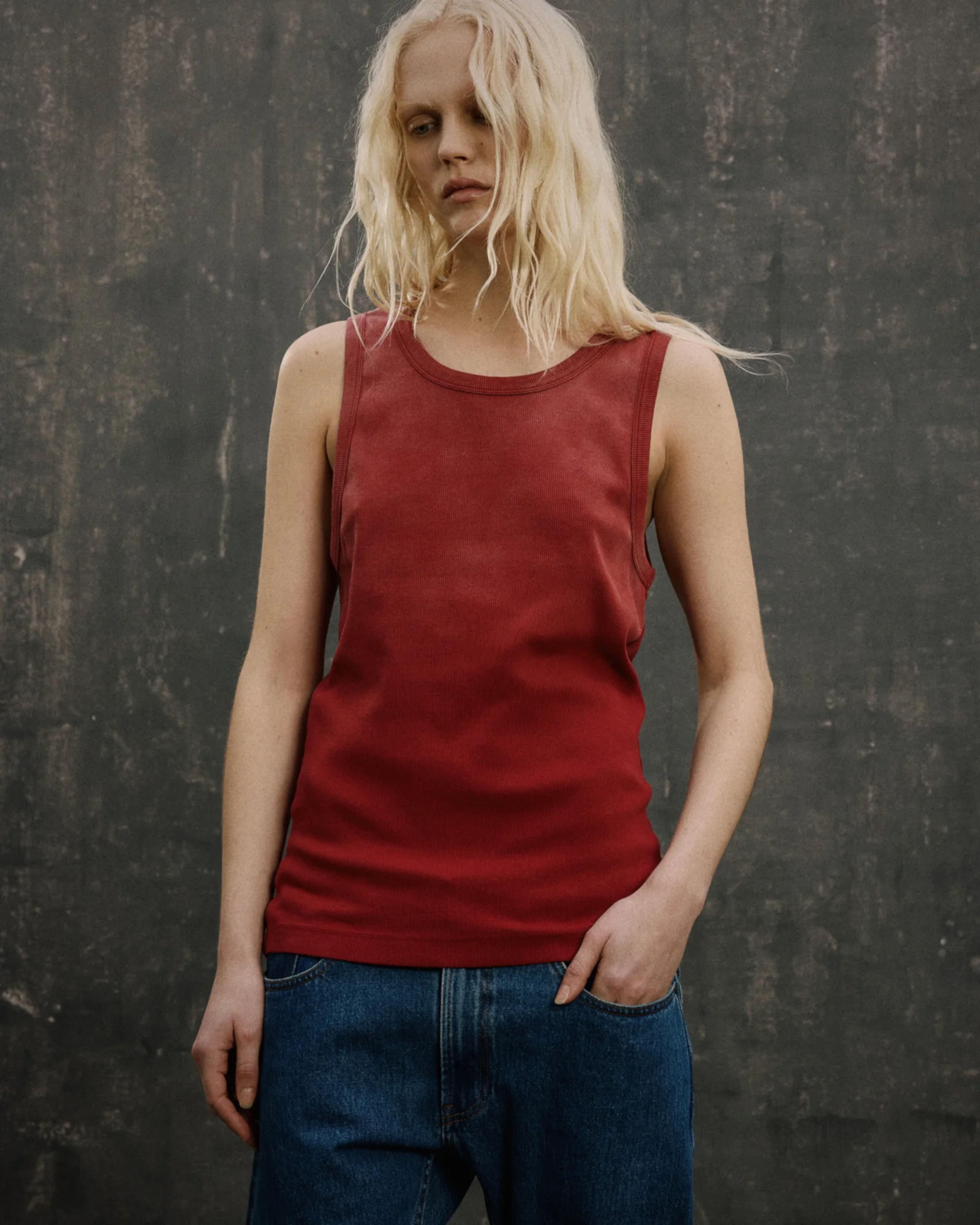 Rib Tank Red Clay - Image 1