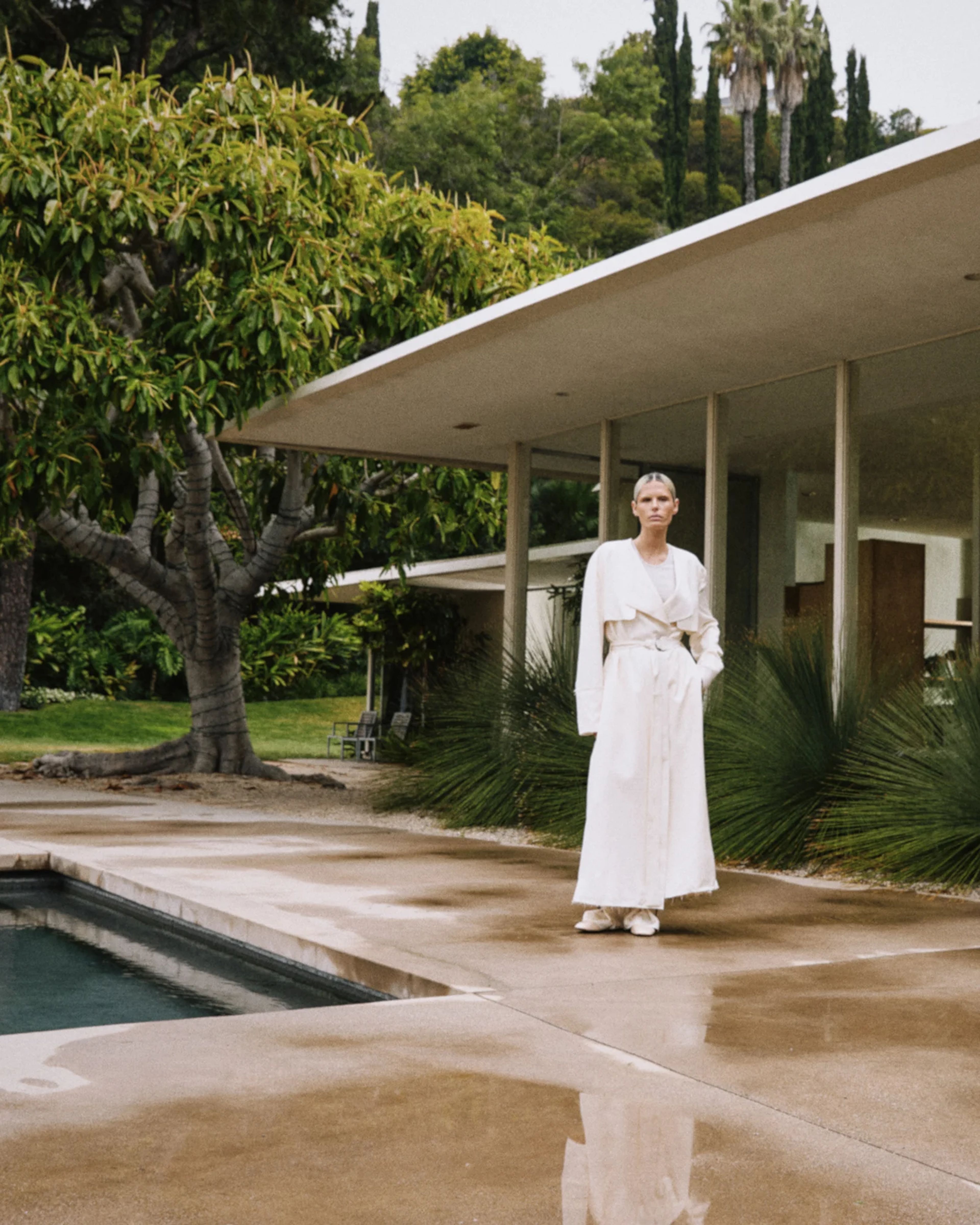 Vela Trench Off White - Image 3