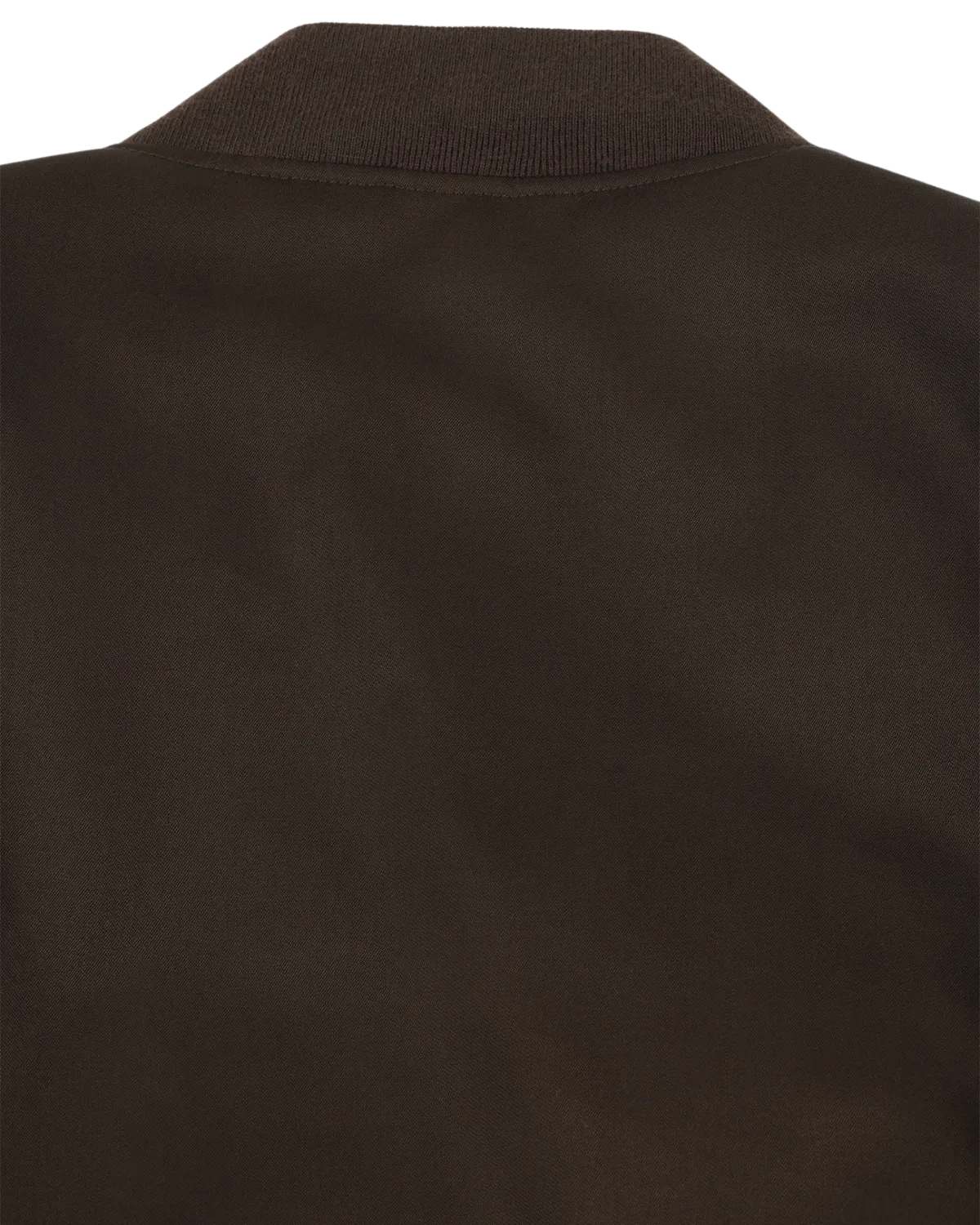 Cropped Broad Bomber Suiting Dark Brown - Image 5