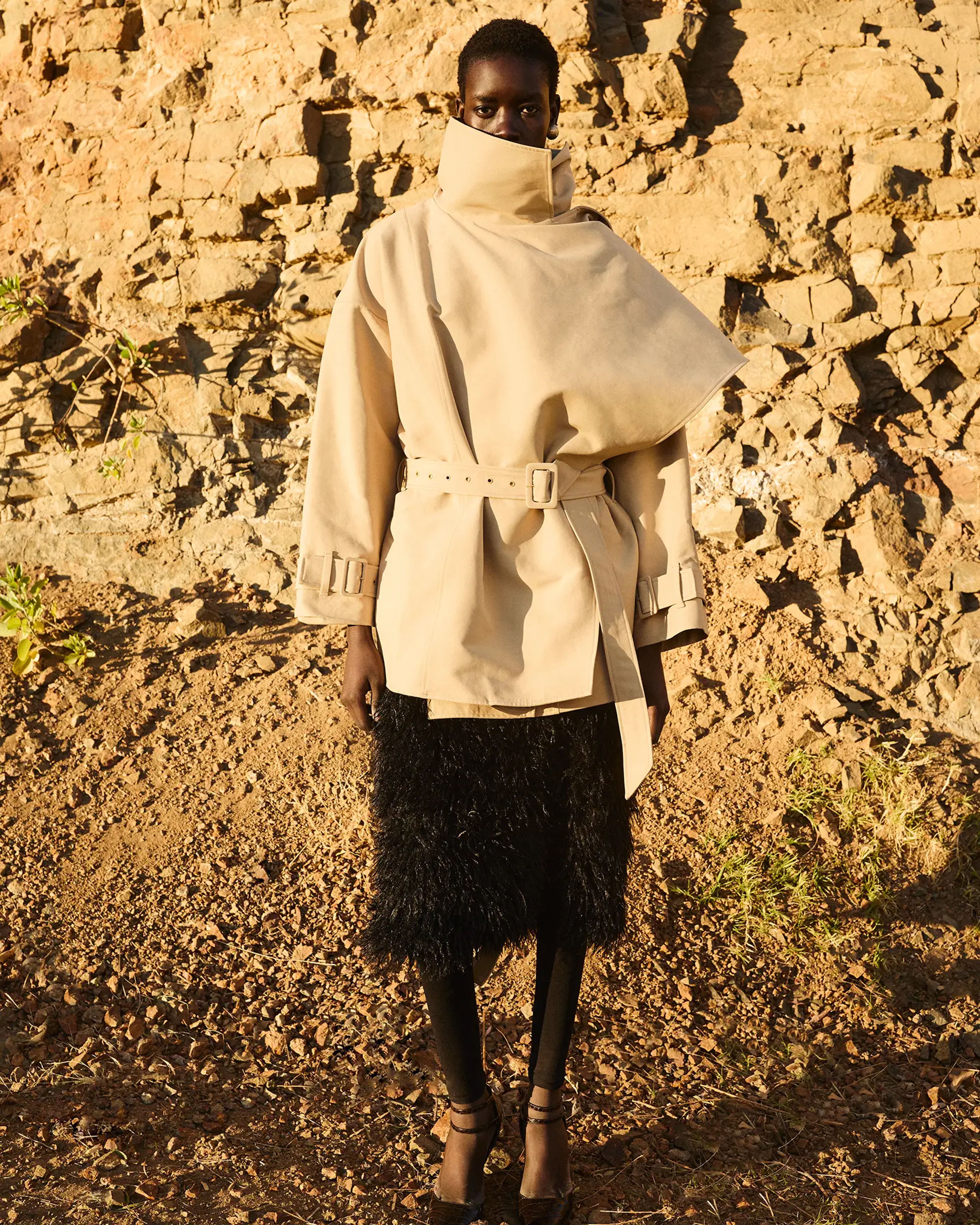 Mini Scarfcoat Sand - Image 1