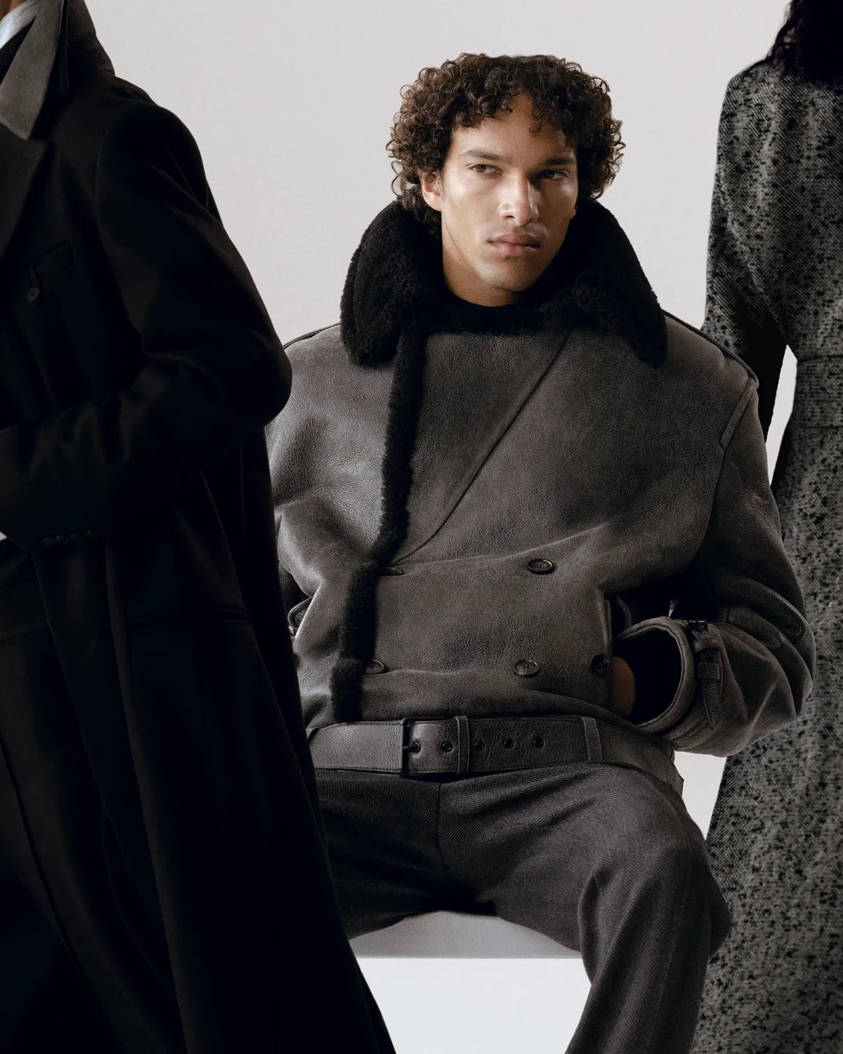 Relaxed-Fit Leather Jacket - Image 2