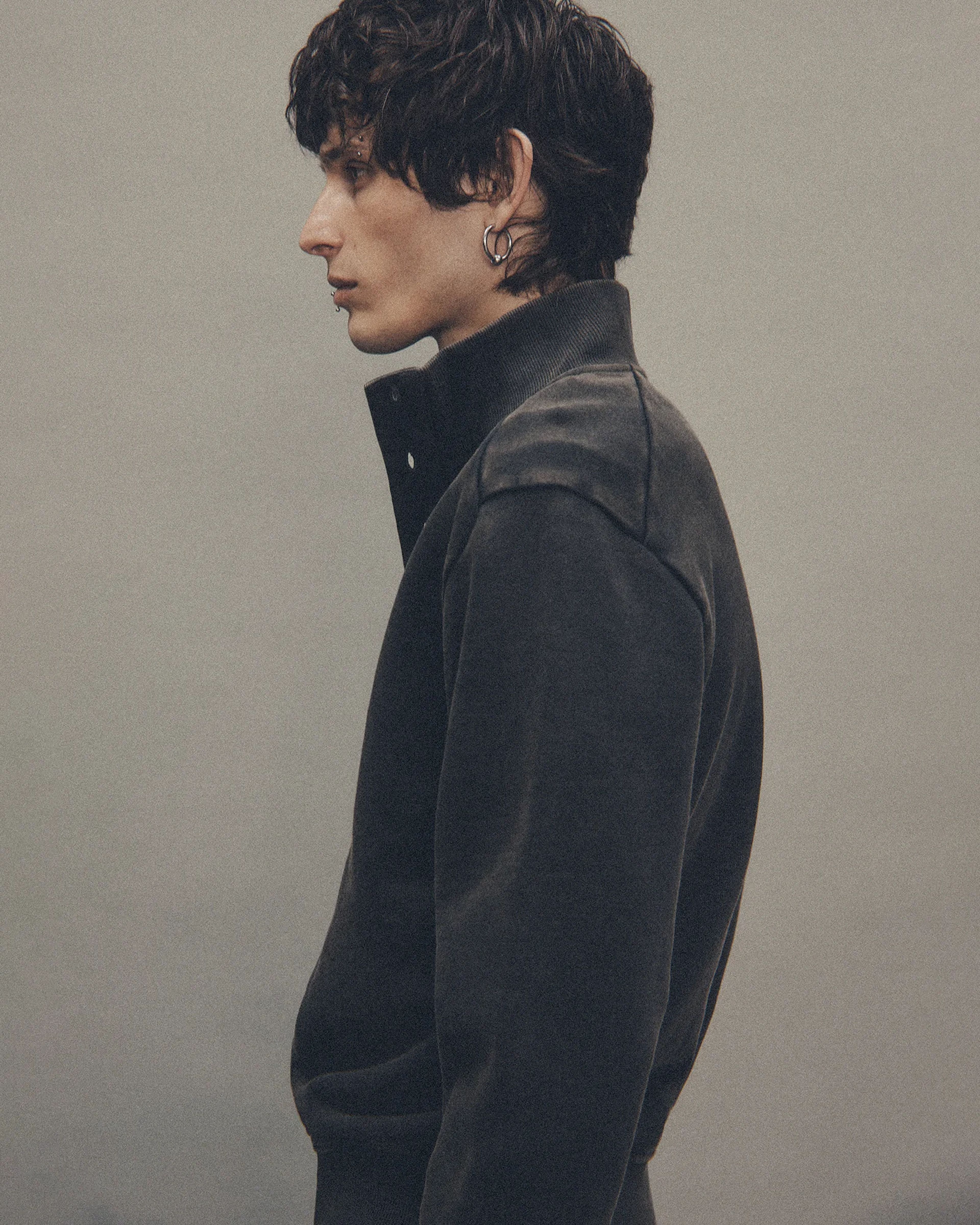 Port Pullover Washed Black - Image 4