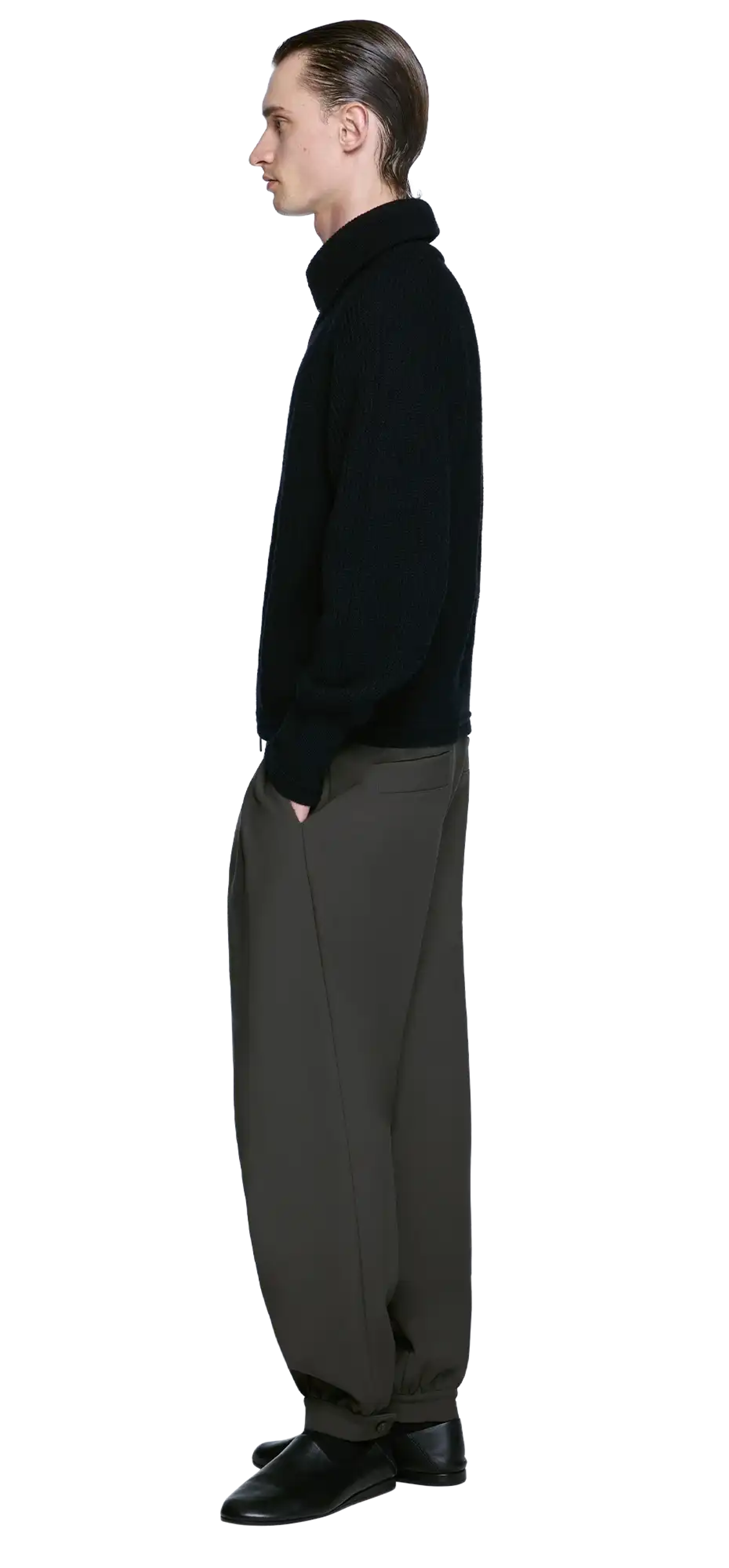 blimp-full-zip-black character left view