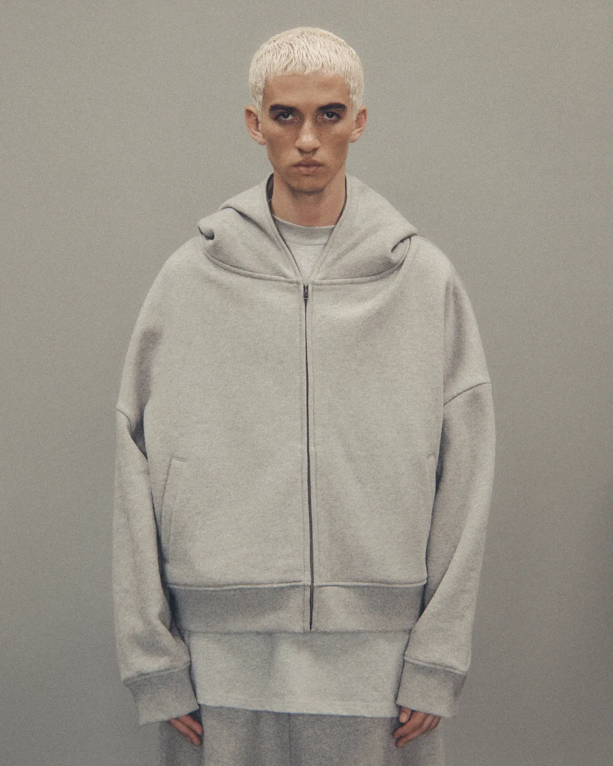eternal zip grey marle - entire studios