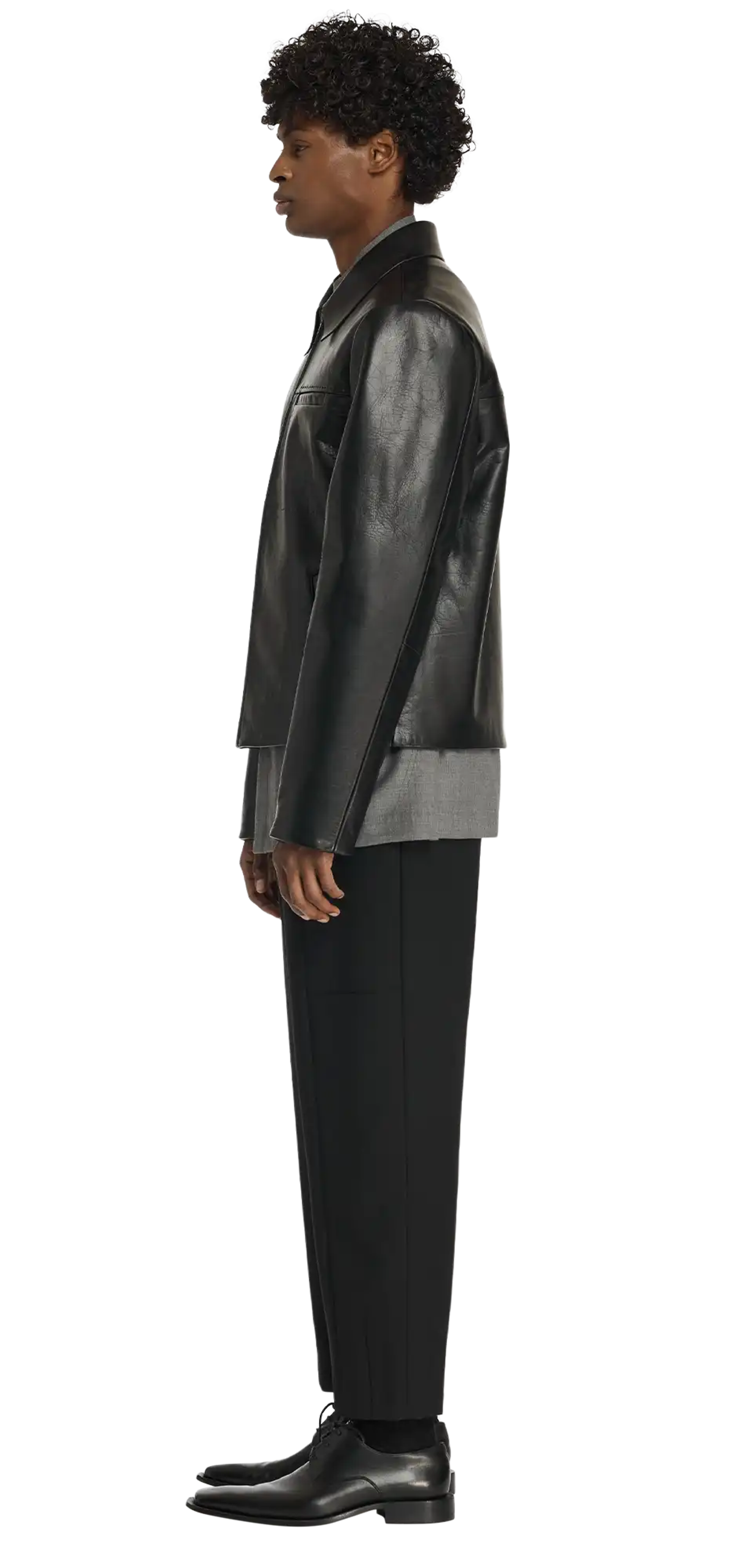 corehide-jacket-black-leather character left view