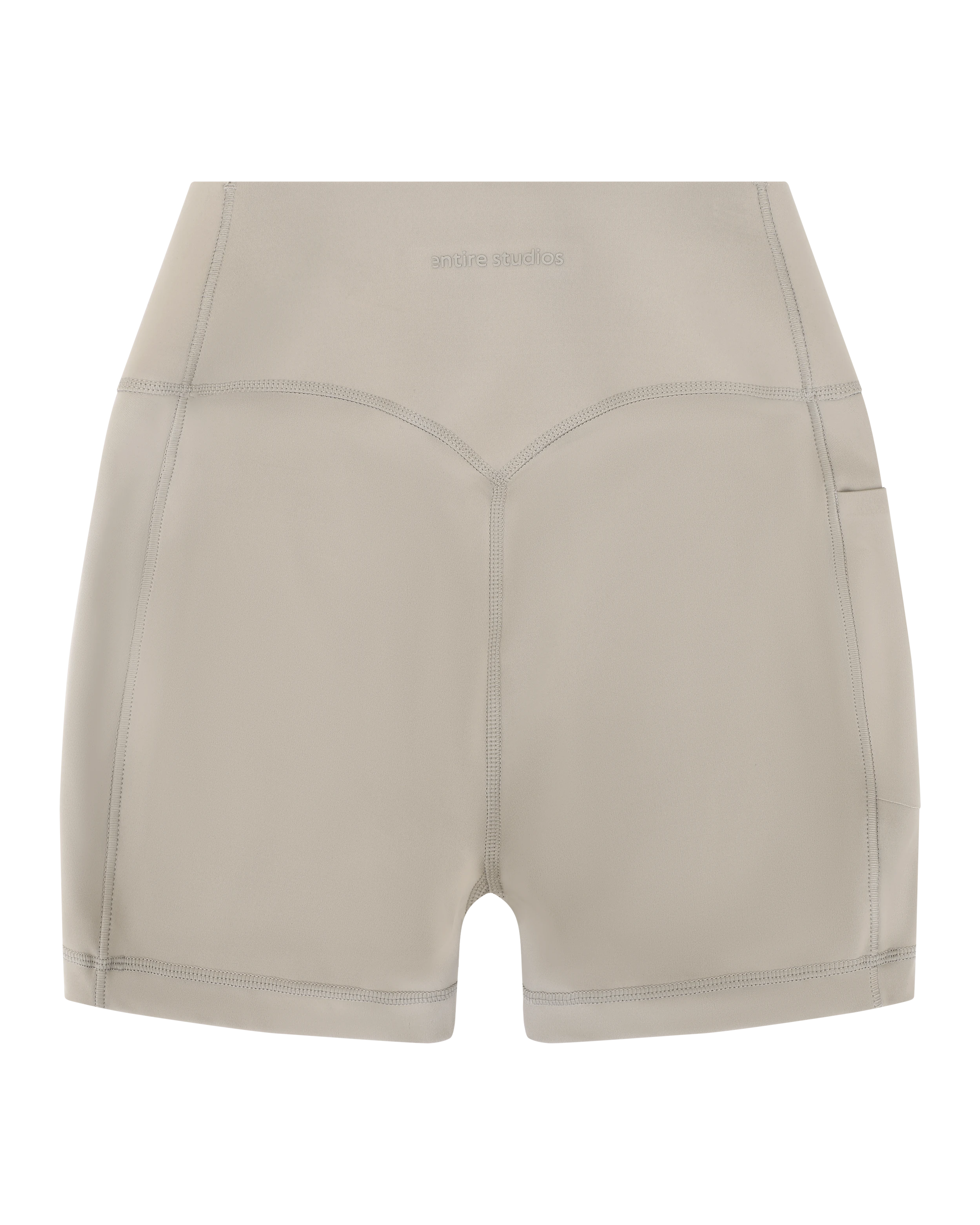 Optime Short Training Leggings Beige/Khaki - Image 4