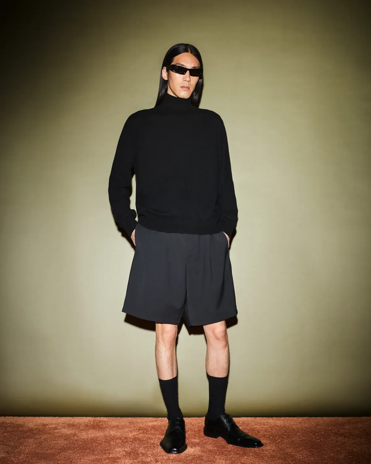 Knit Cashmere Turtleneck Black - Image 3