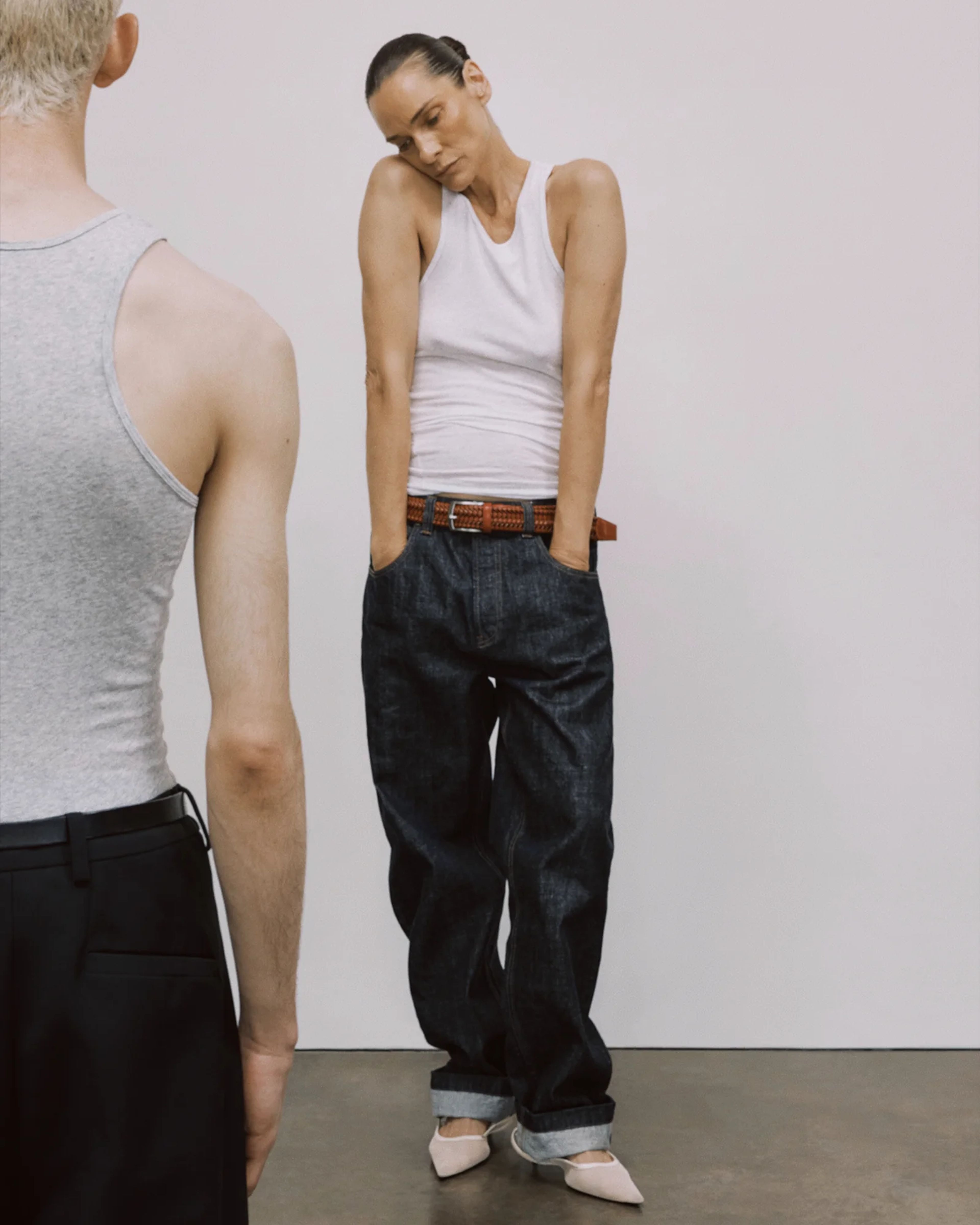 Muscle Tank Top Heather Grey - Image 4