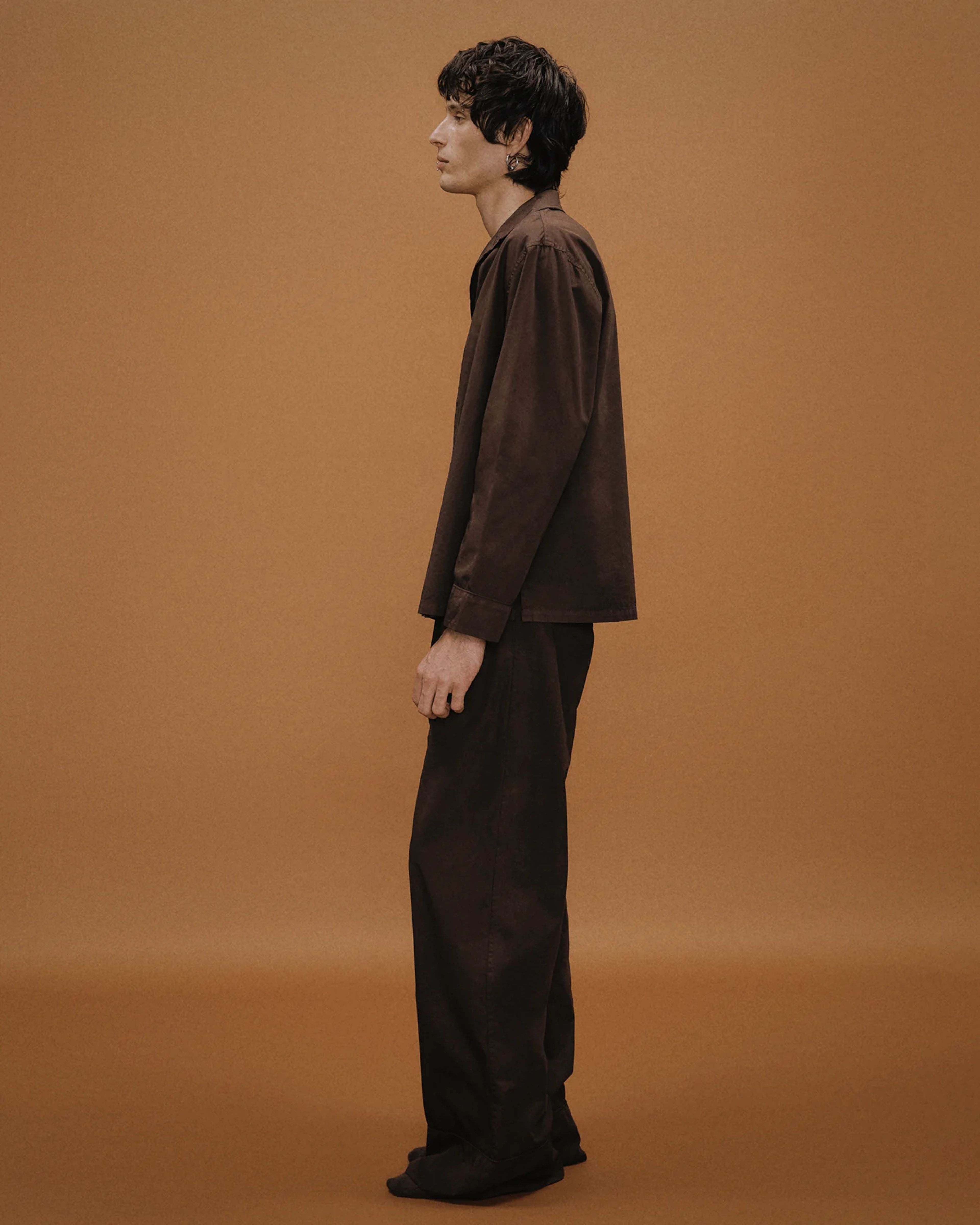 LS Pajama Shirt Brunette - Image 5