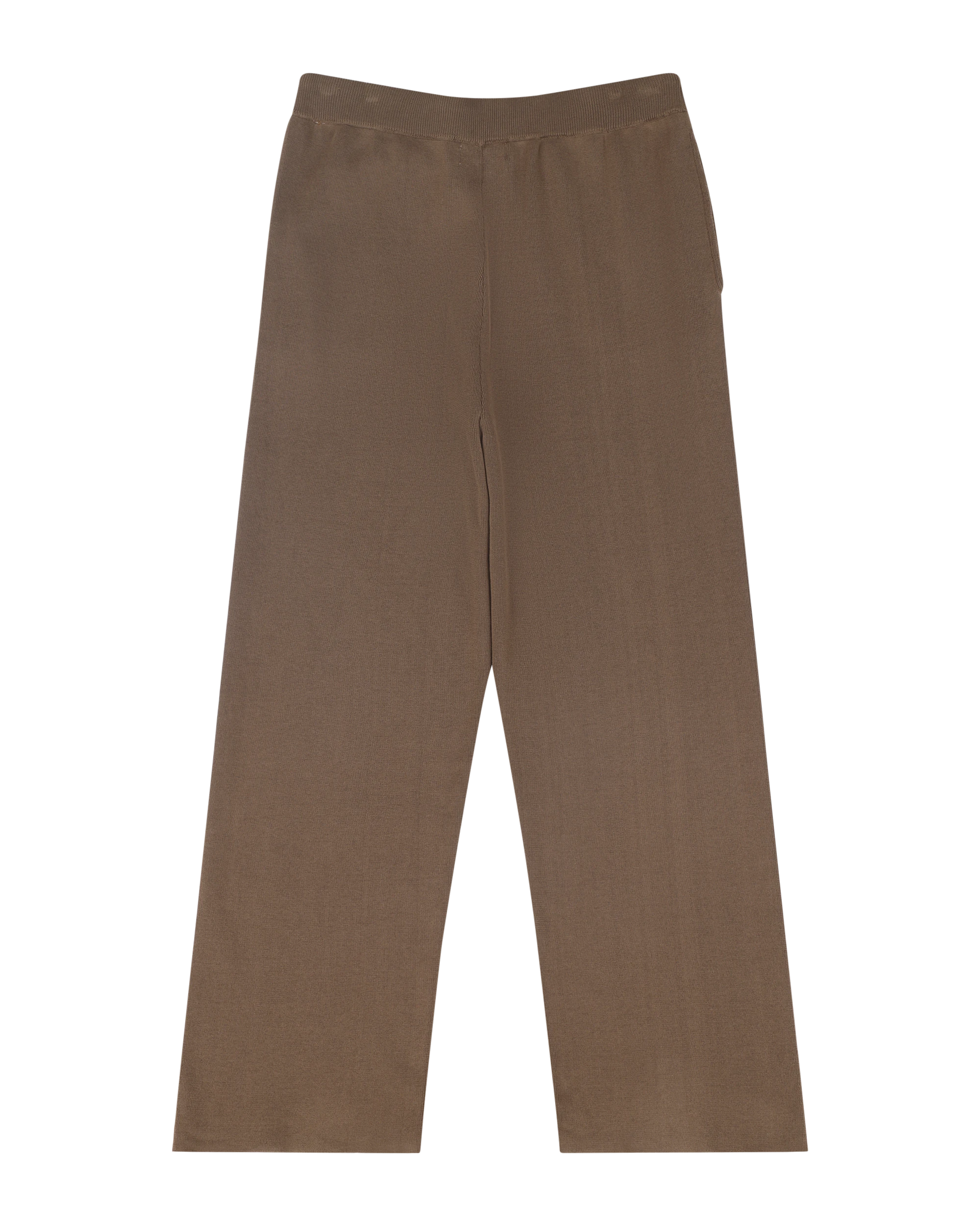 Straight Leg Knit Pant Light Brown - Image 7