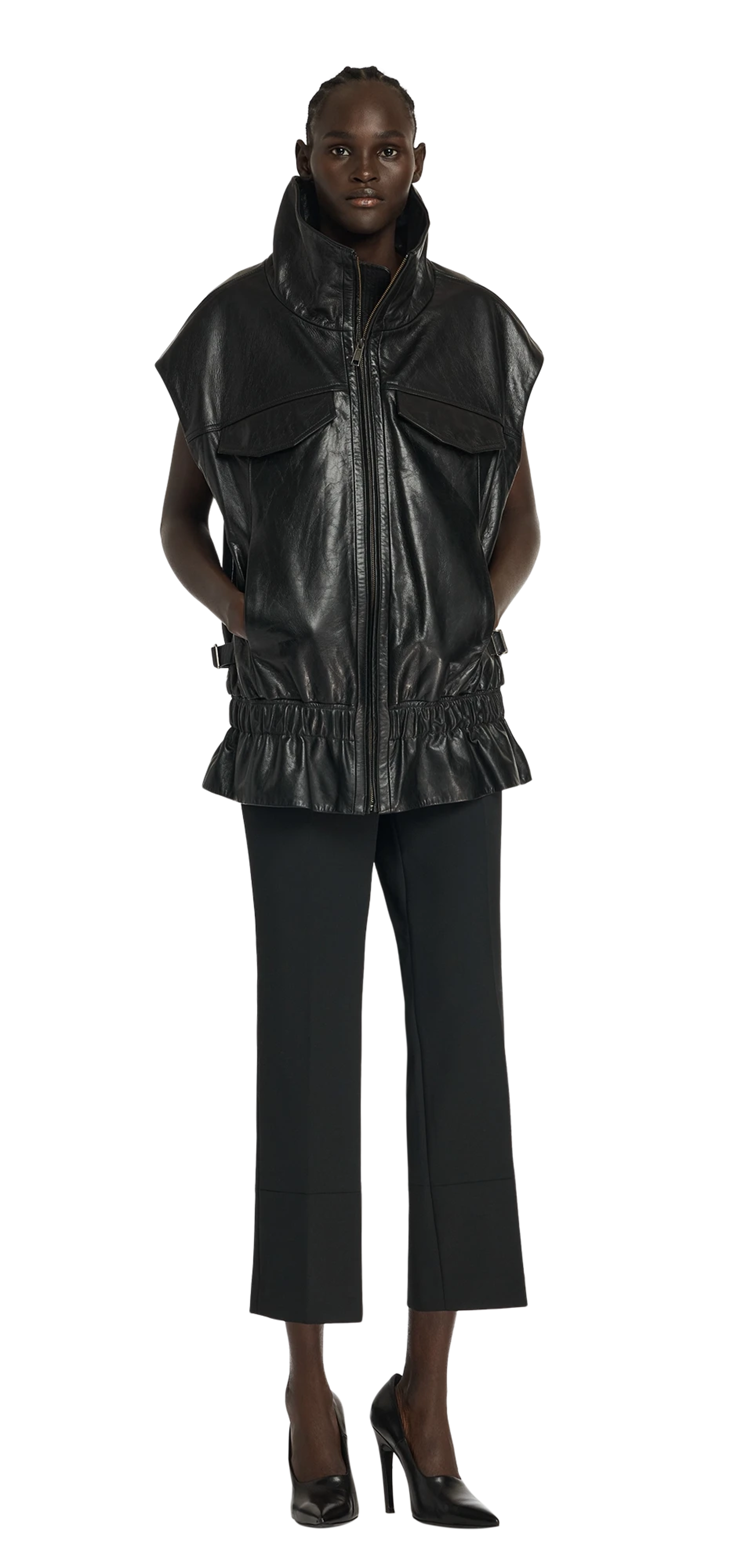 leather-vest-black-leather character front view