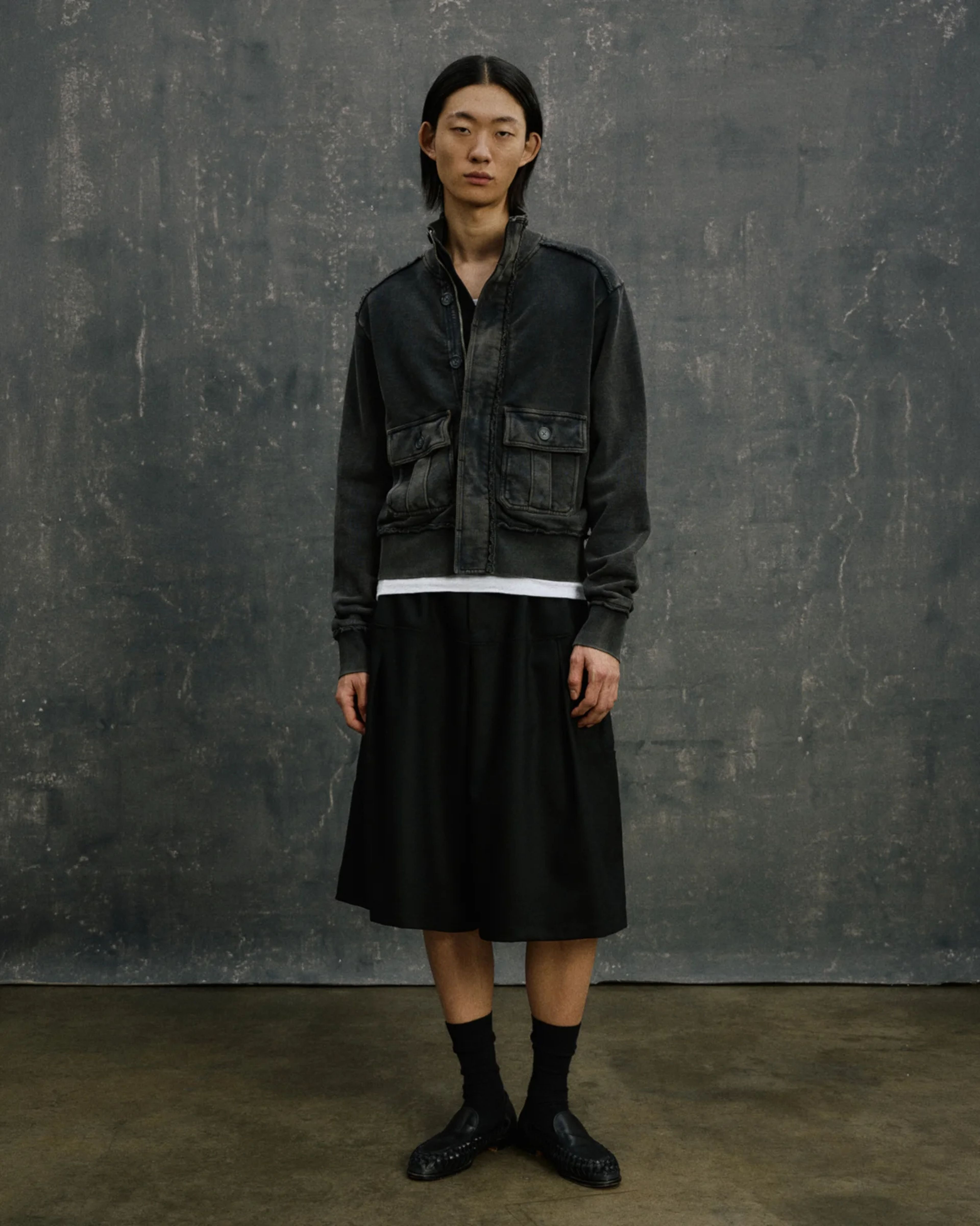 Supply Track Jacket Washed Black - Image 1