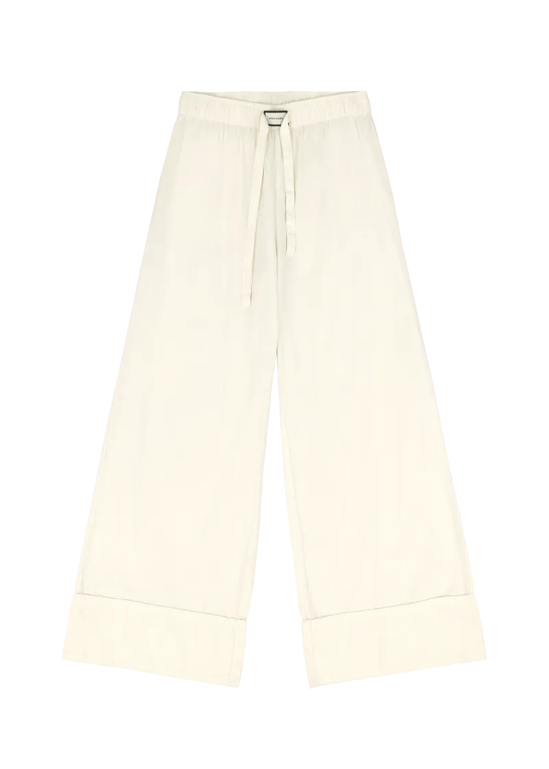 pajama-pant-off-white garment view