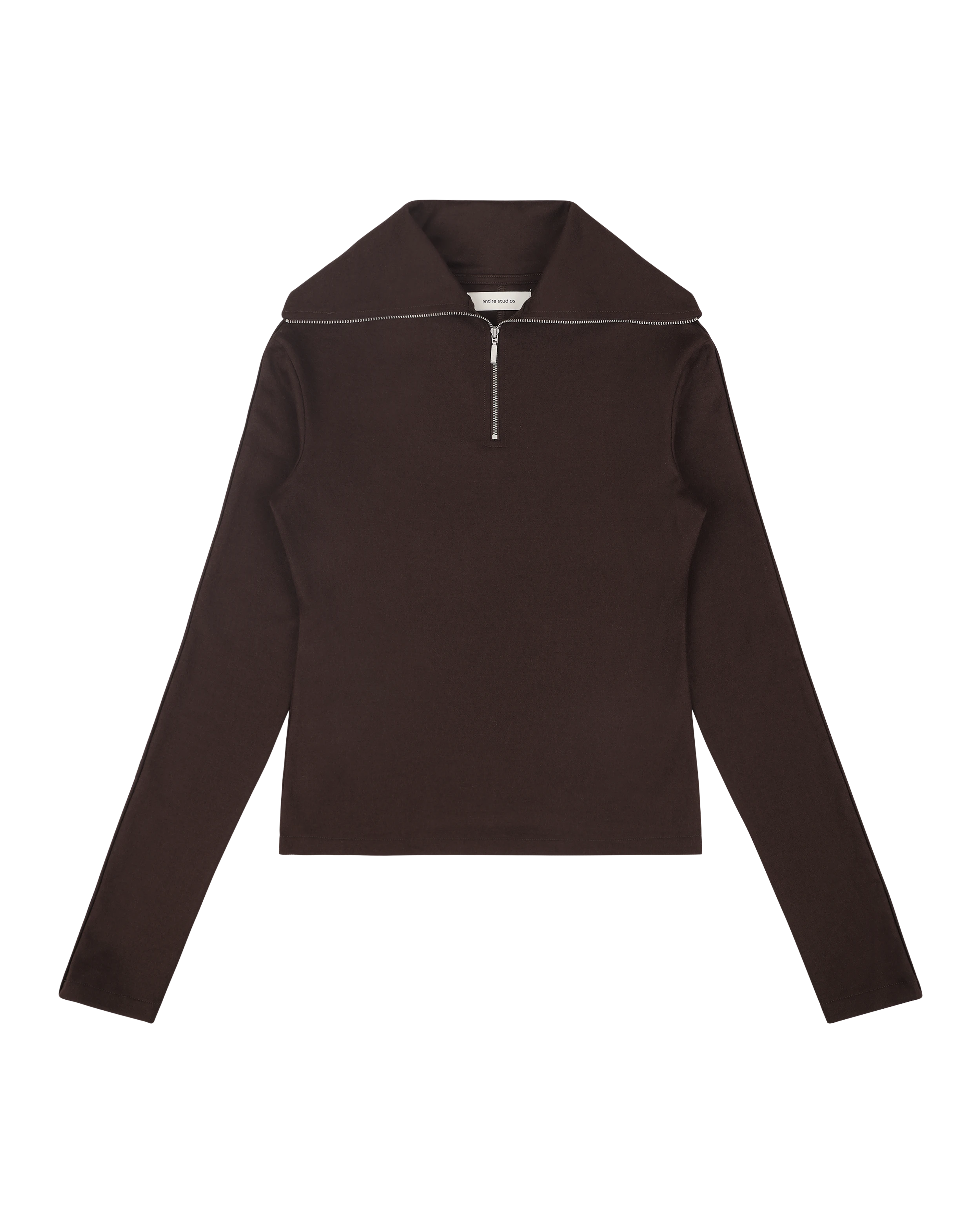 Apex Wool Top Brown - Image 2
