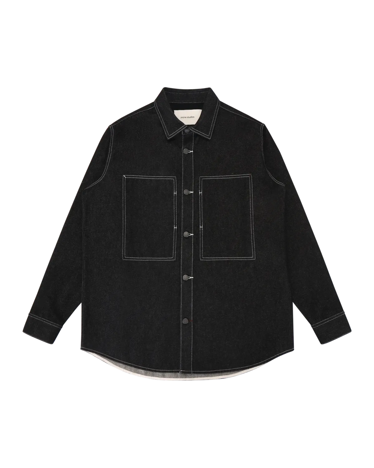 Denim Shirt Raw Black - Image 3