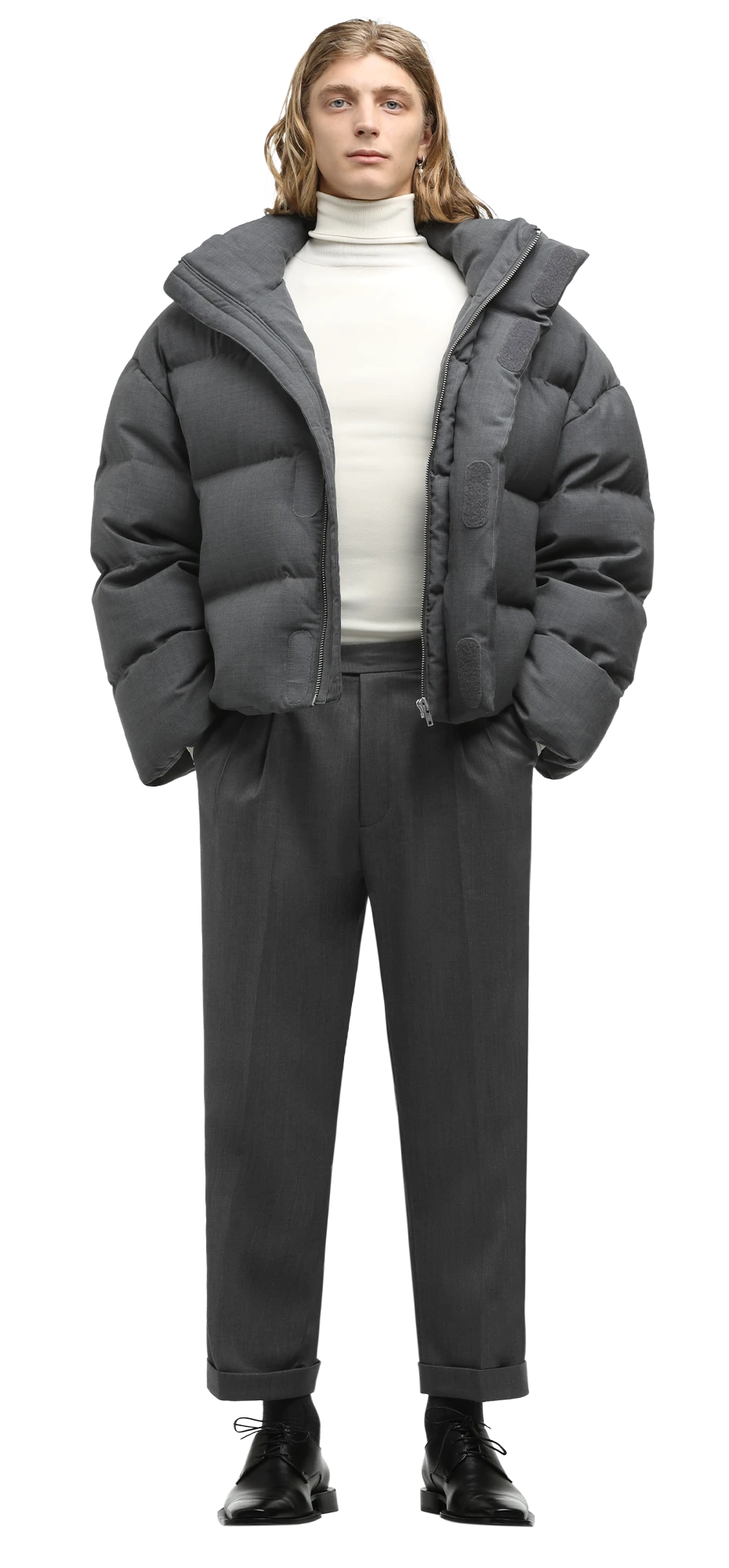 mml puffer suiting grey - entire studios mml puffer suiting grey - entire studios
