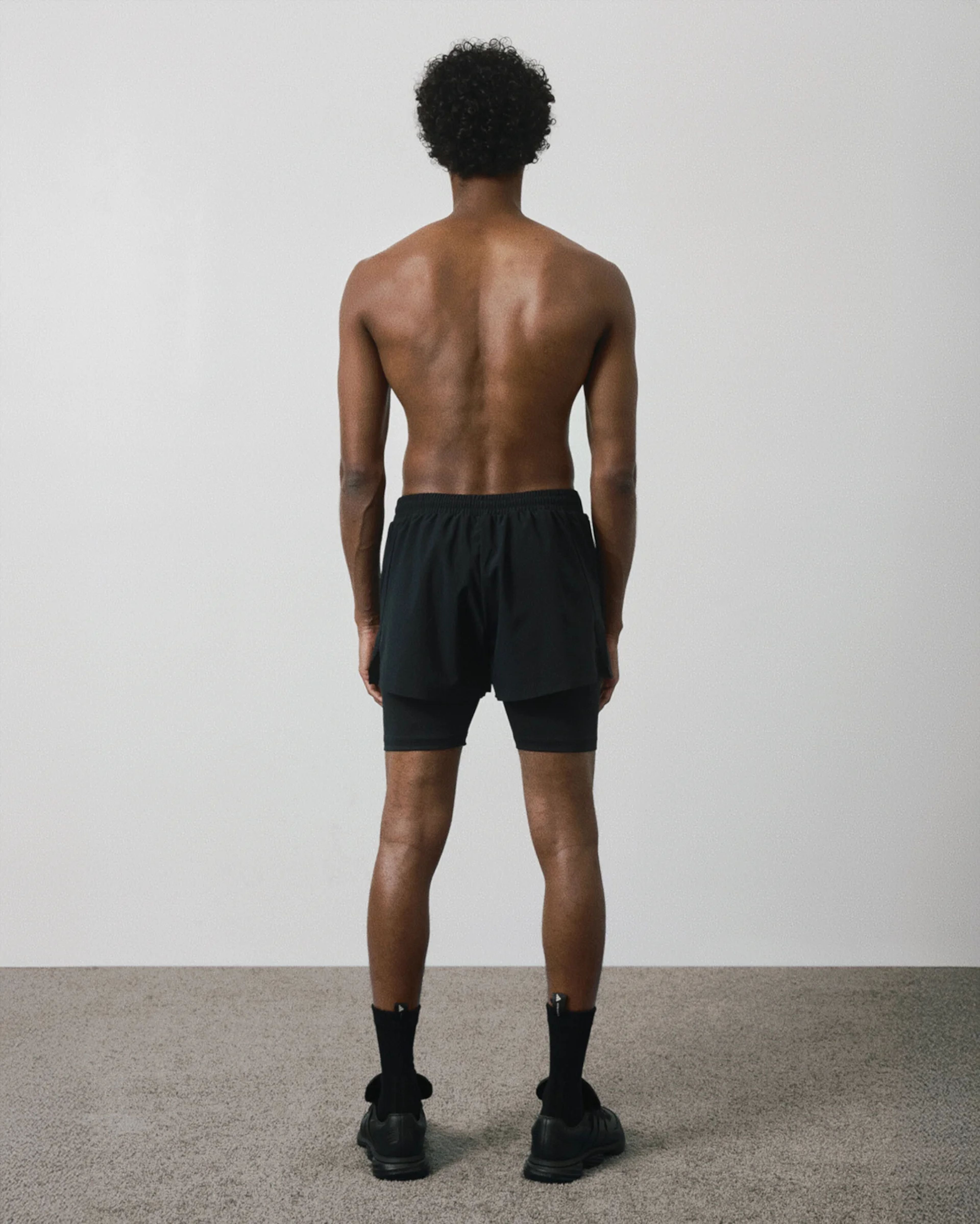 D4T Training 2in1 Shorts Black - Image 3