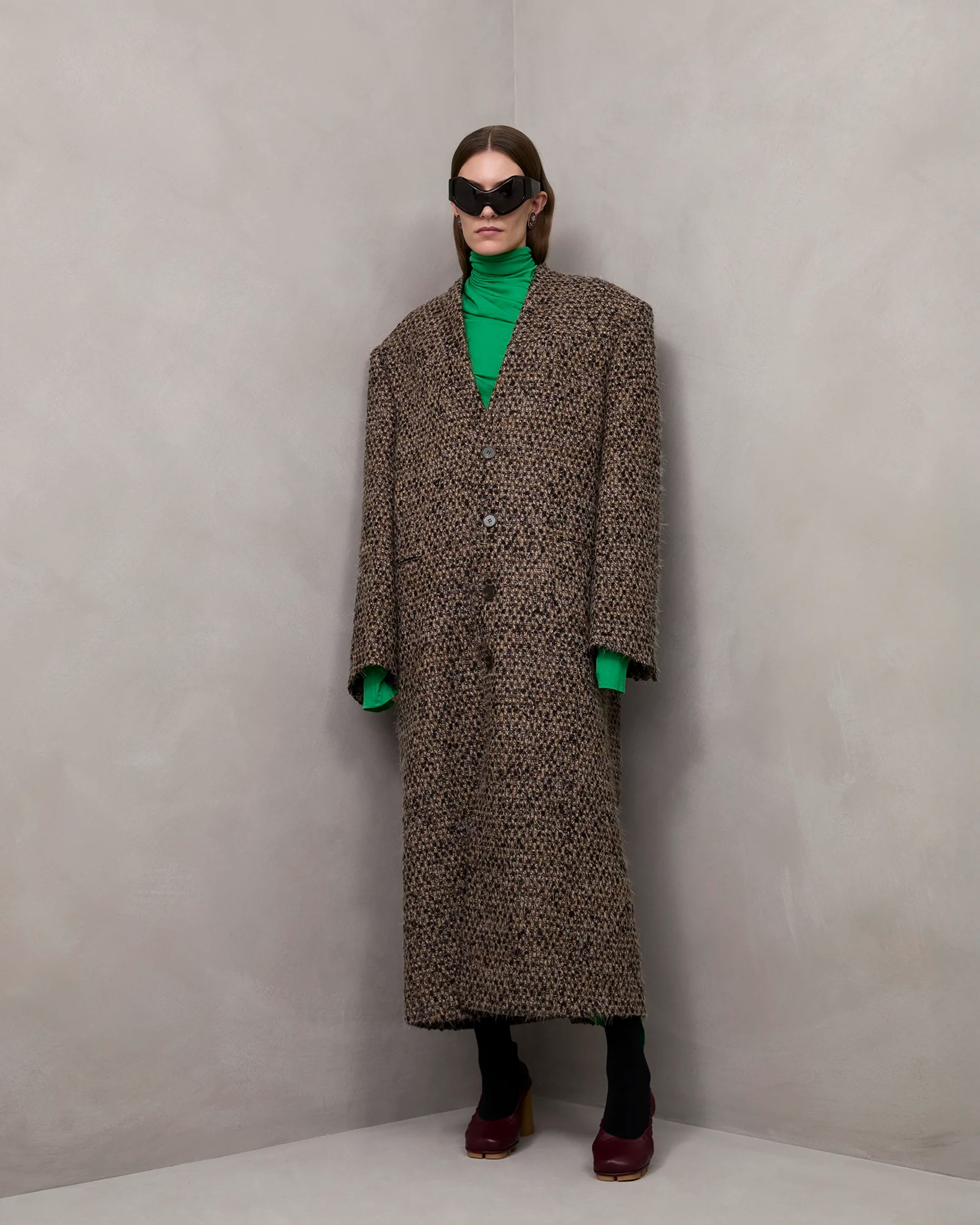 Mute Coat Multi Brown - Image 3