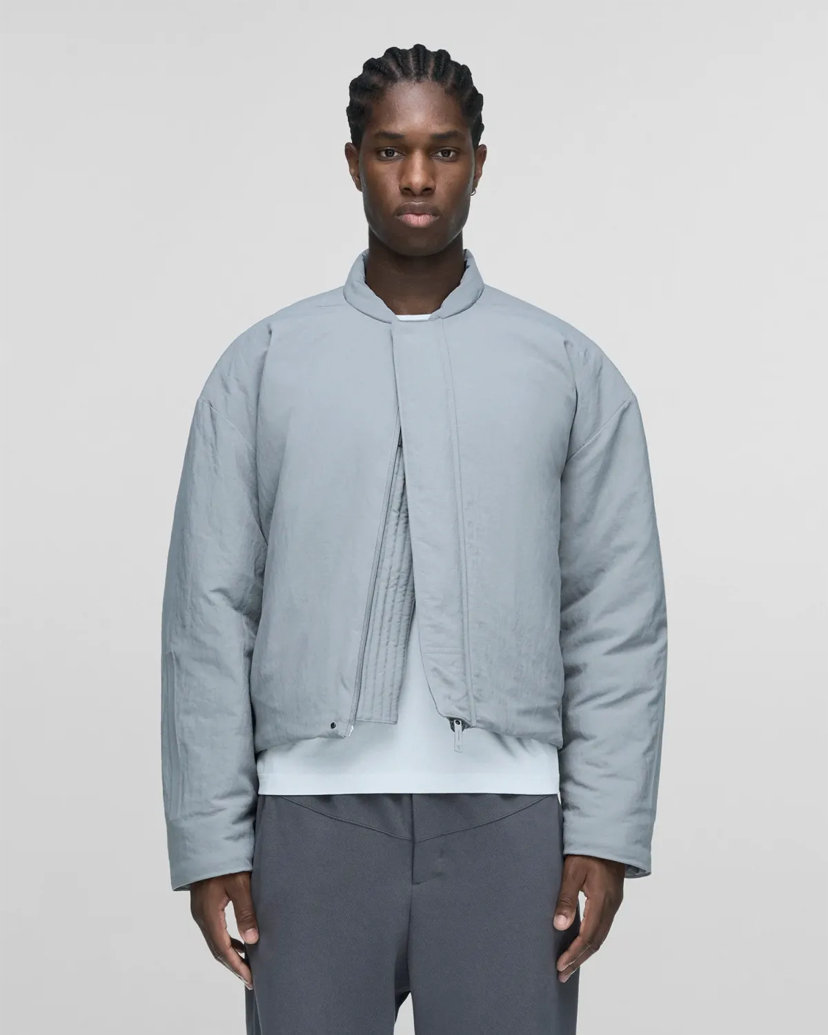 Z.N.E. Bomber Jacket Dove Grey - Image 6