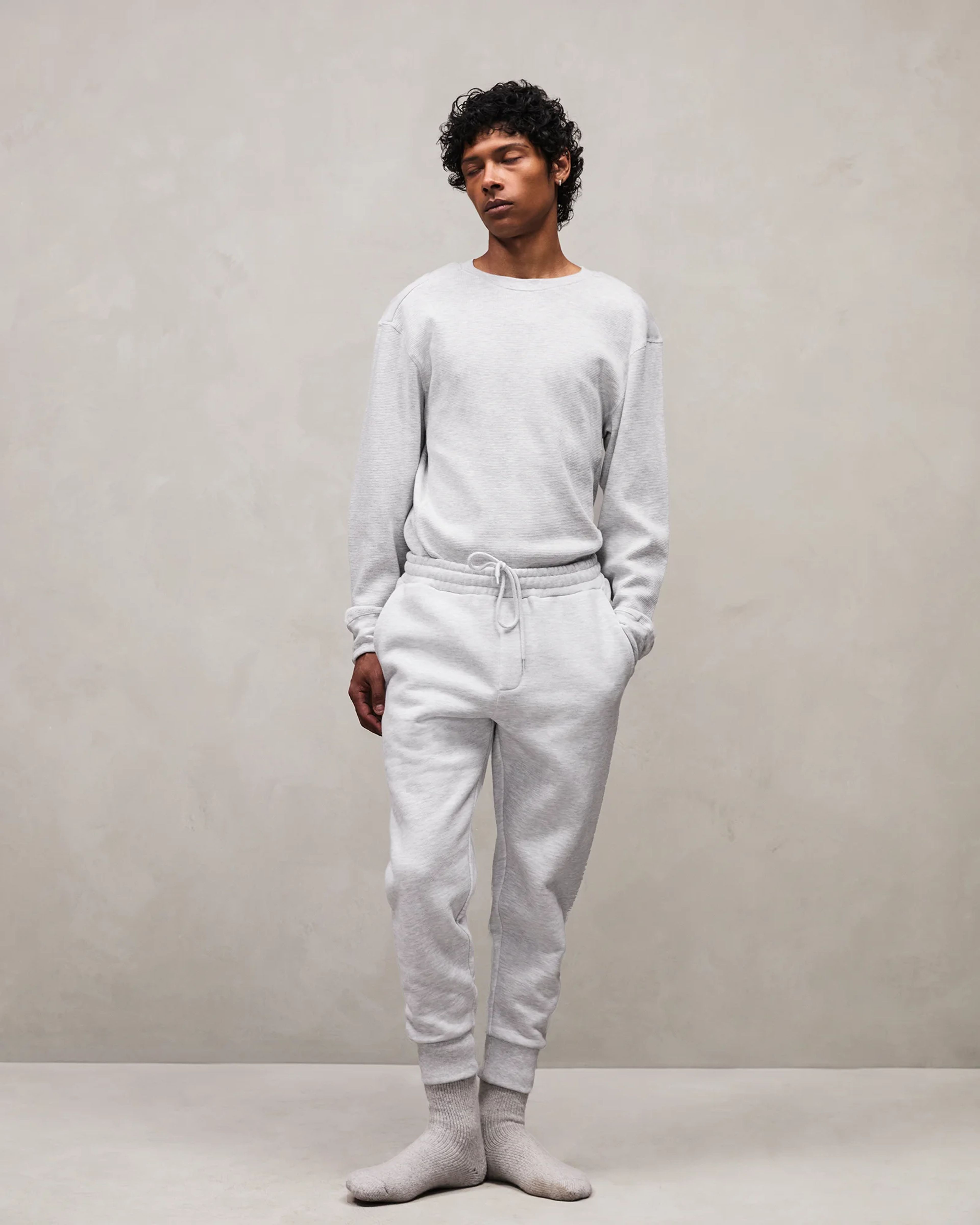 Thermal Long Sleeve Heather Grey - Image 1