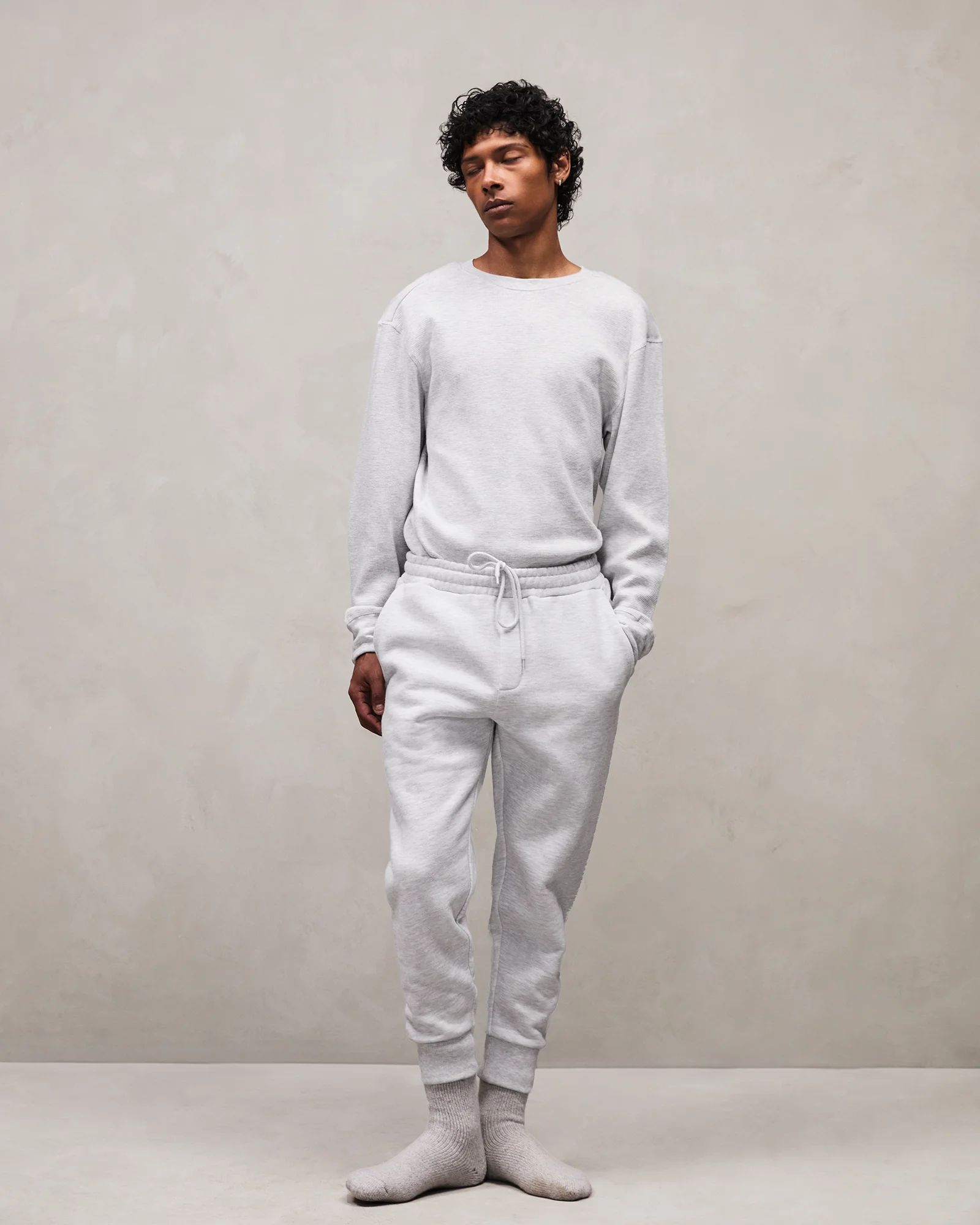 thermal long sleeve heather grey - entire studios thermal long sleeve heather grey - entire studios
