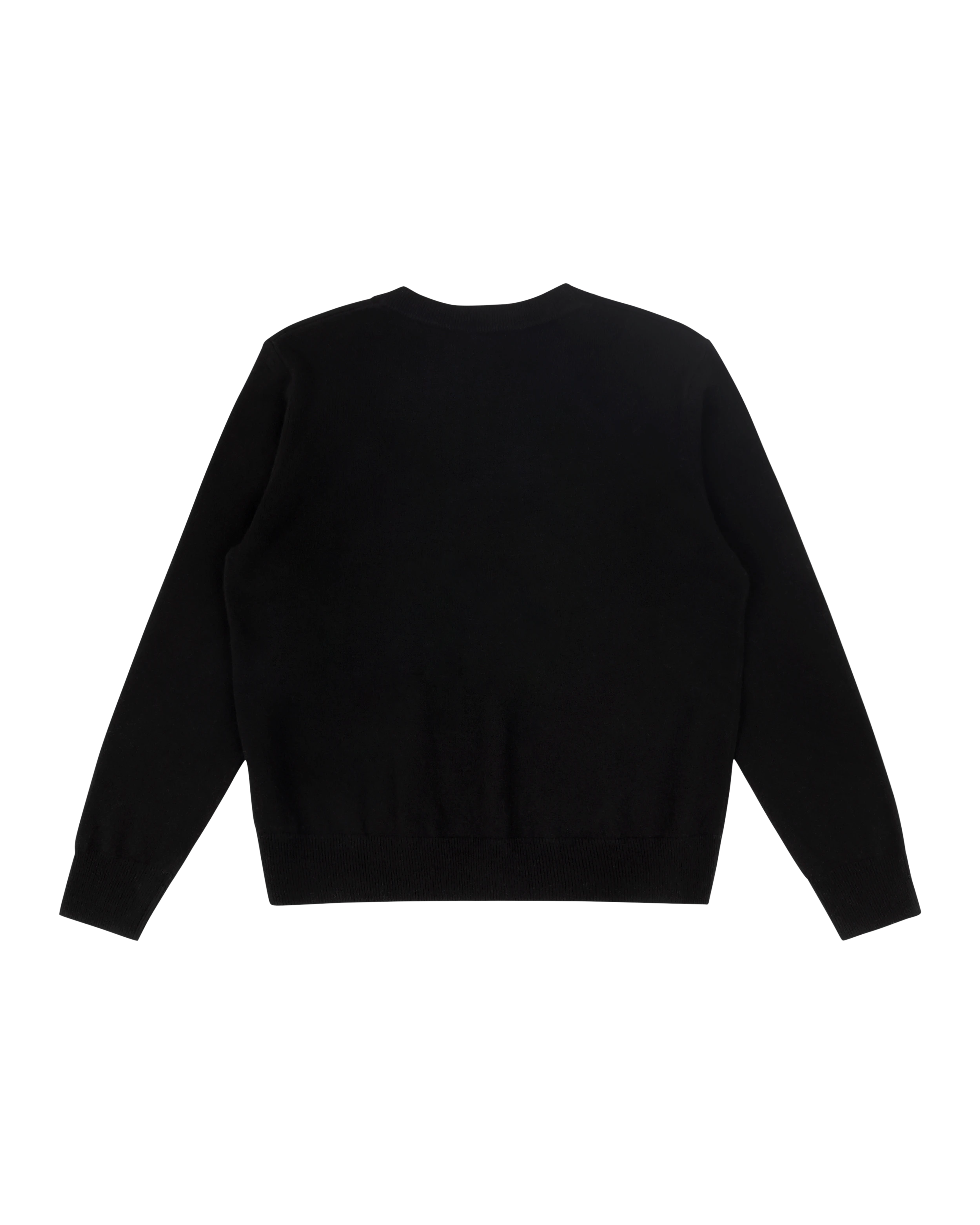 Knit V Neck Black - Image 5