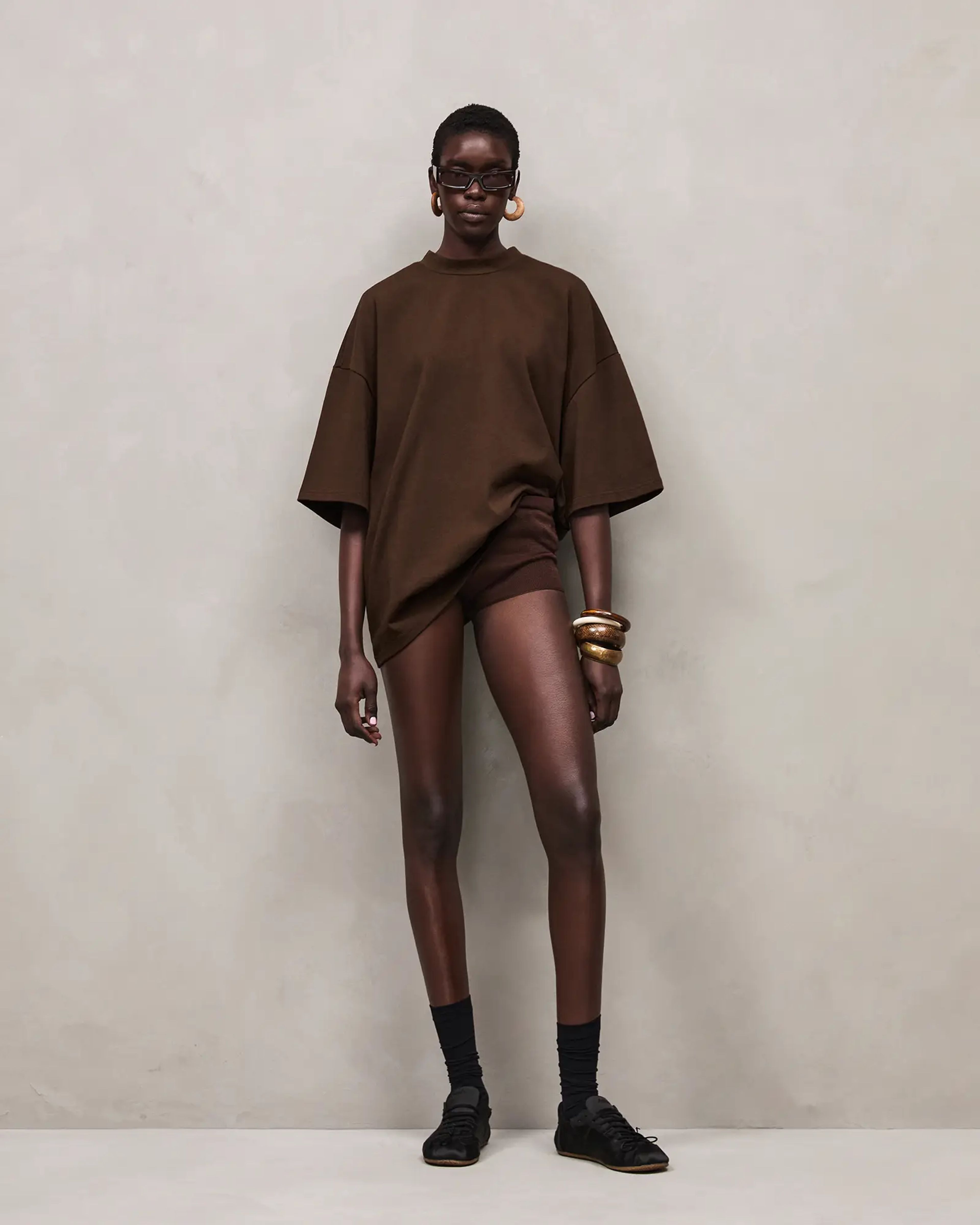 Heavy Boxy Tee Brunette - Image 2