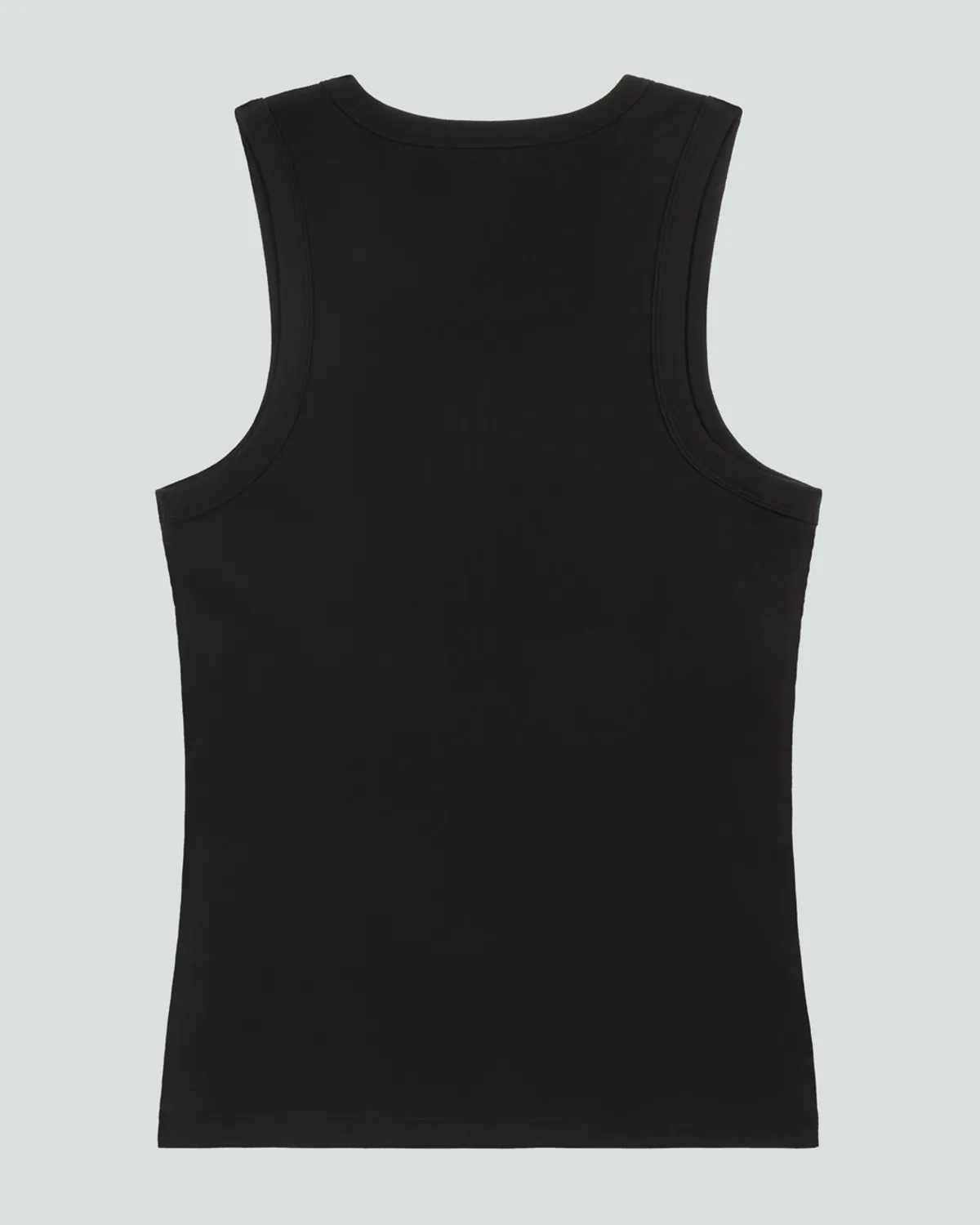 Rib Tank Black - Image 4
