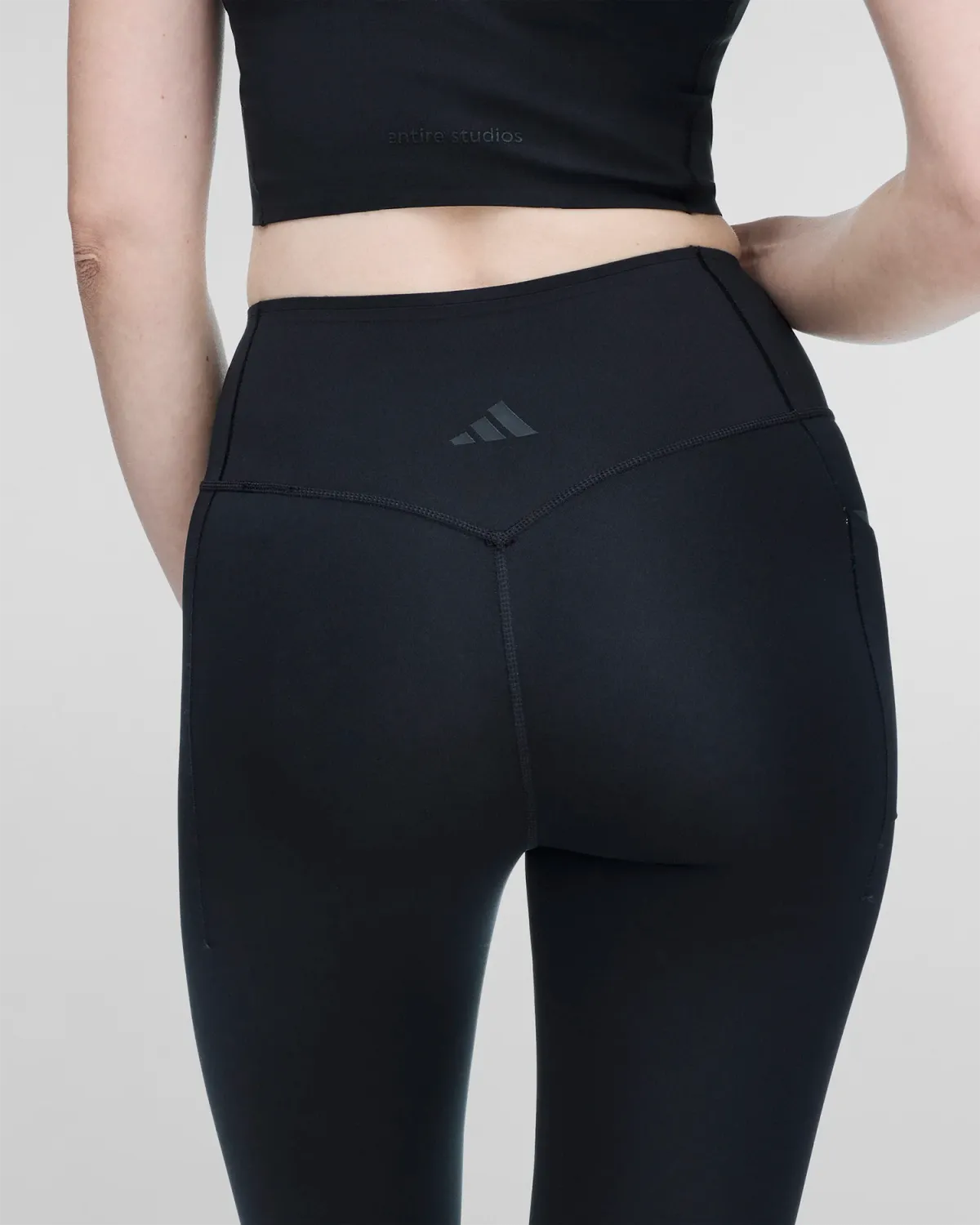 Optime Training Capri Leggings Black - Image 3