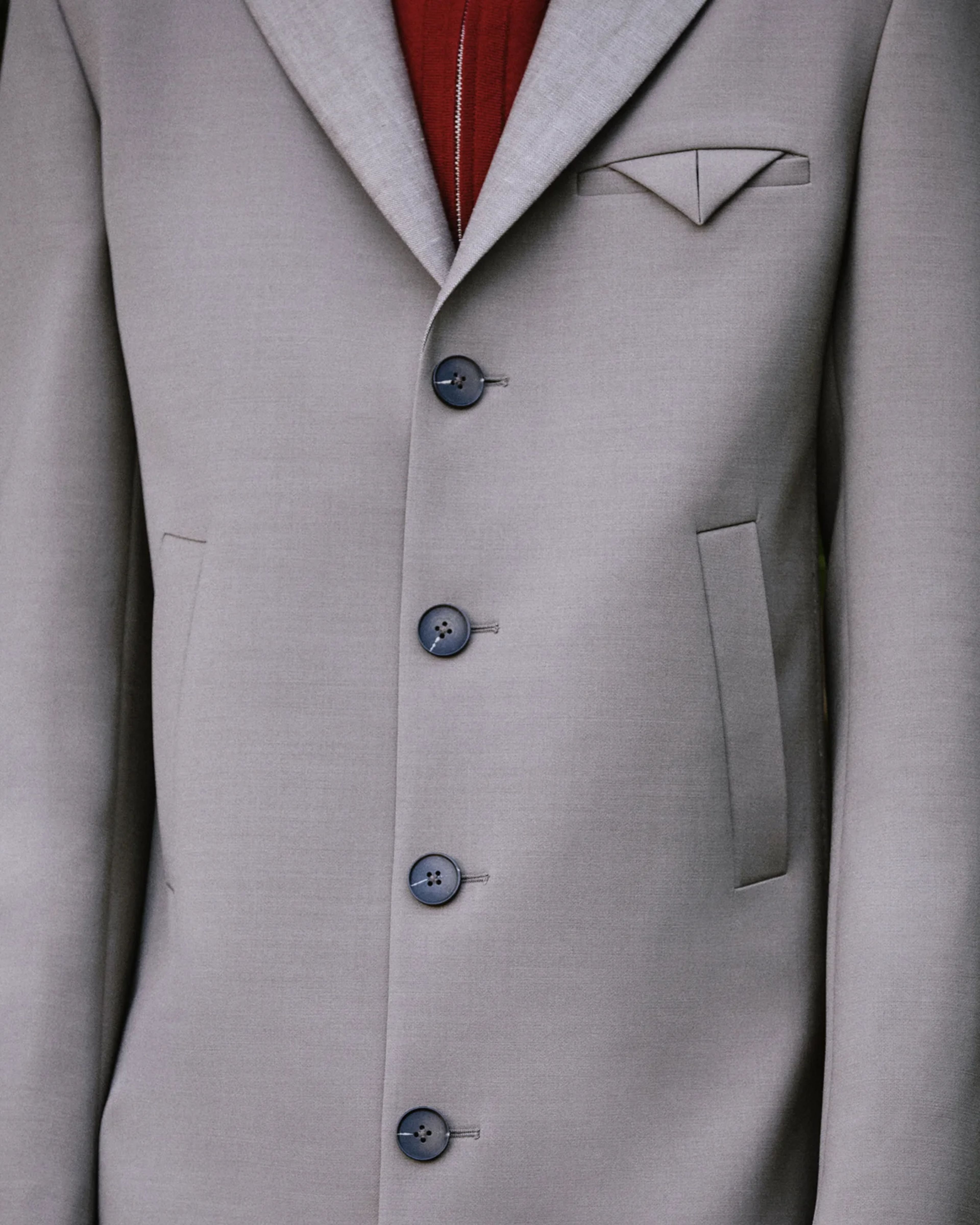 Simple Breasted Coat Camel - Image 1