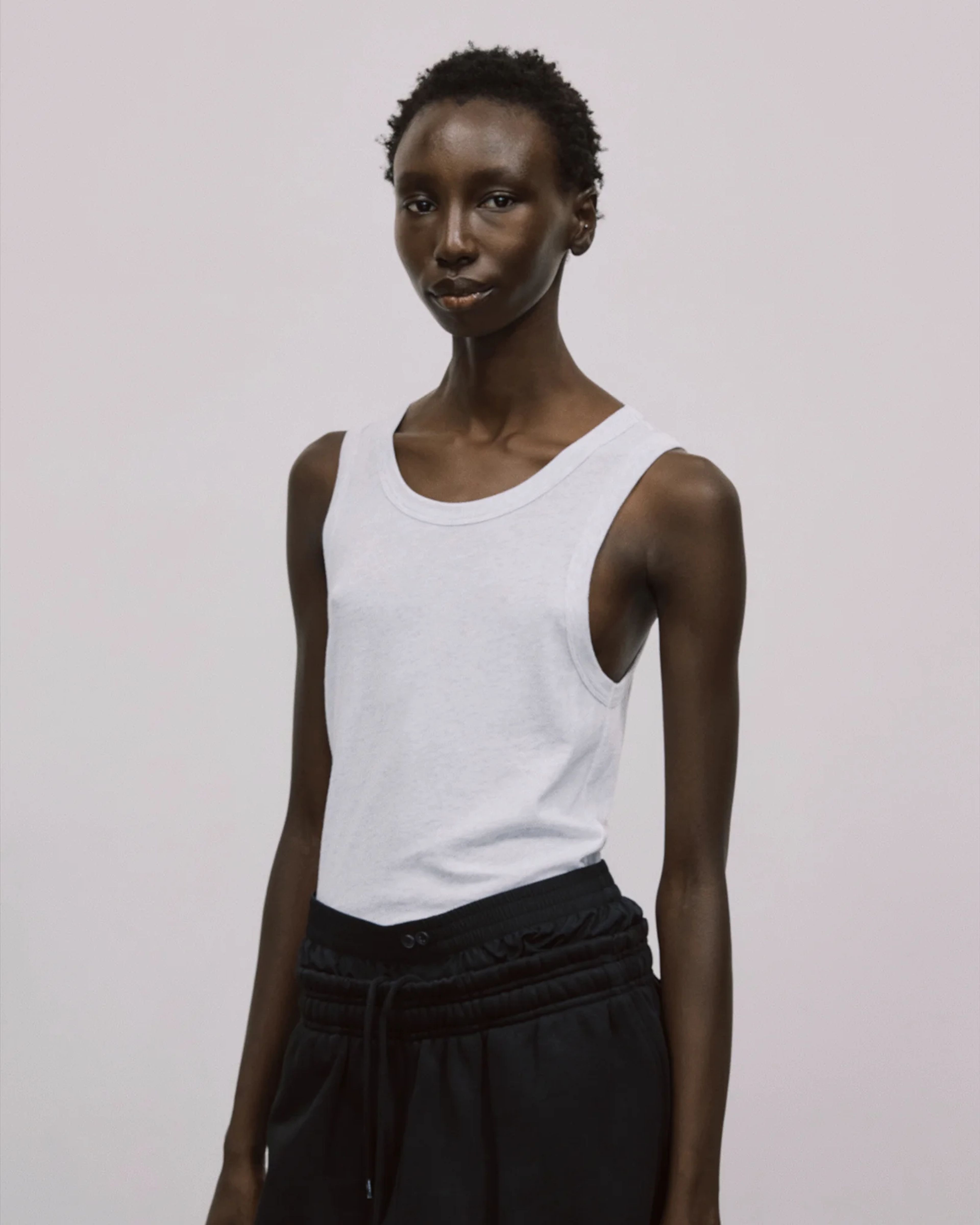 Sheer Tank Heather Grey - Image 5