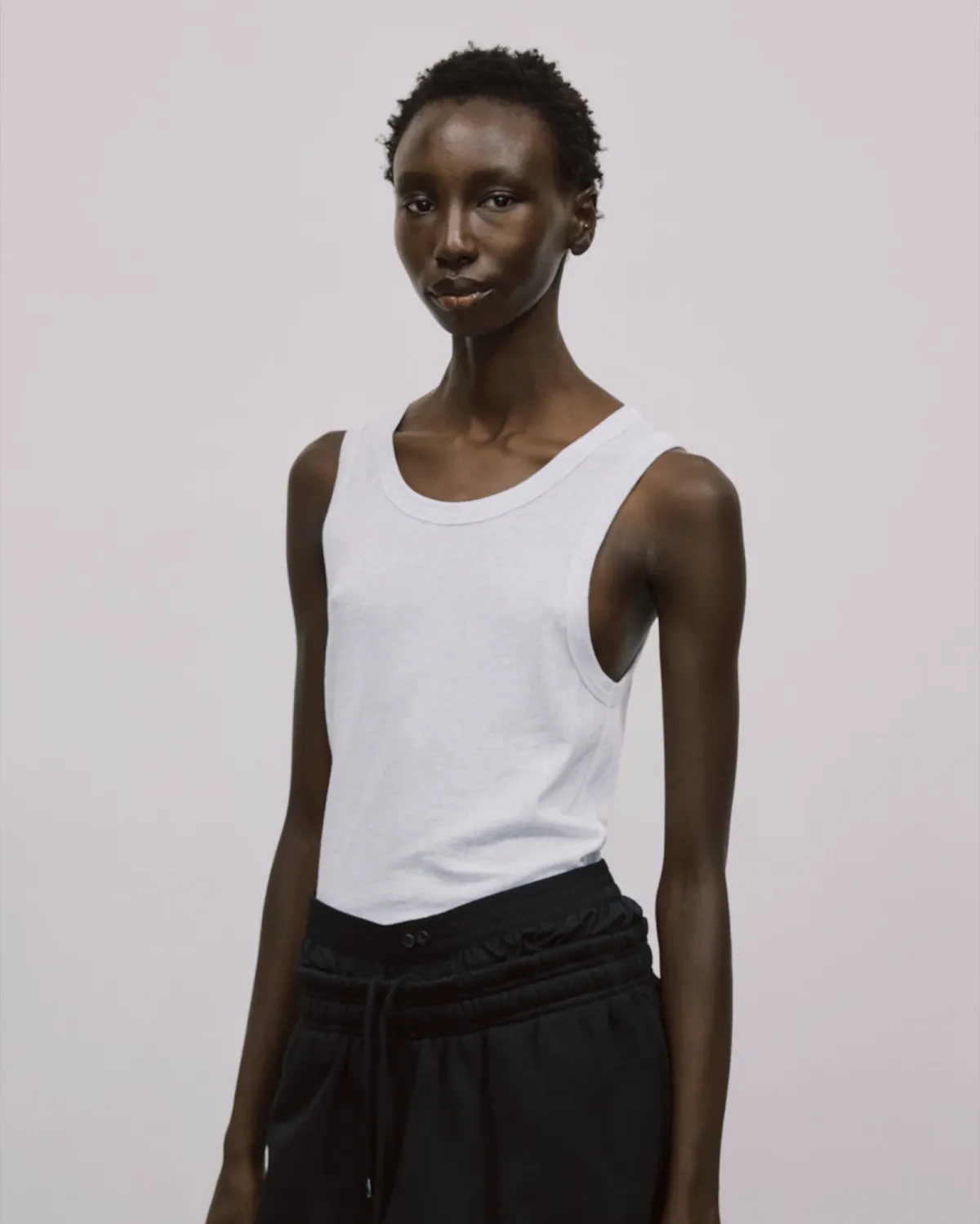 Sheer Tank Heather Grey - Image 5