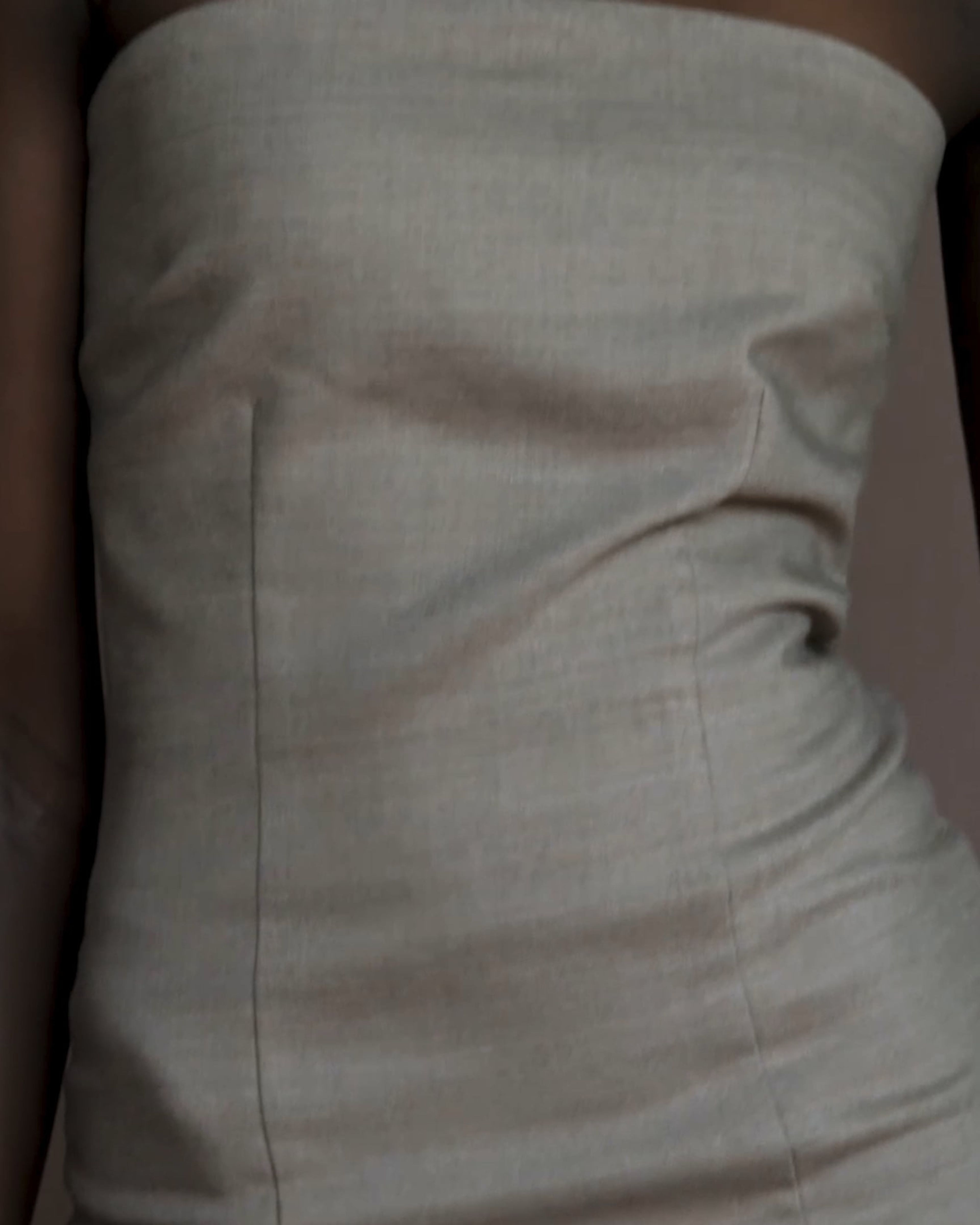 Kettle Cut Mini Dress Hazelnut - Image 5