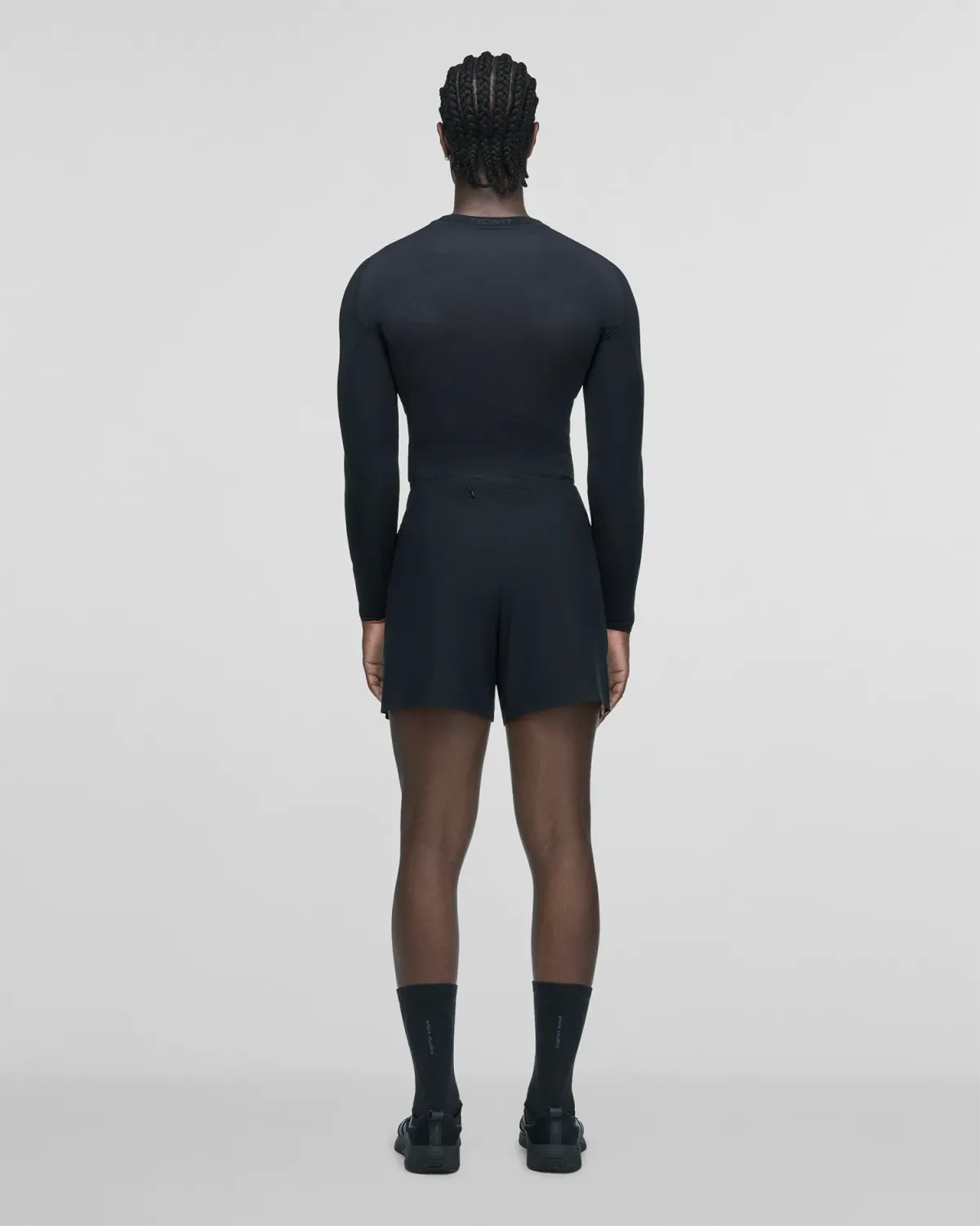 D4T Training Shorts Black - Image 4