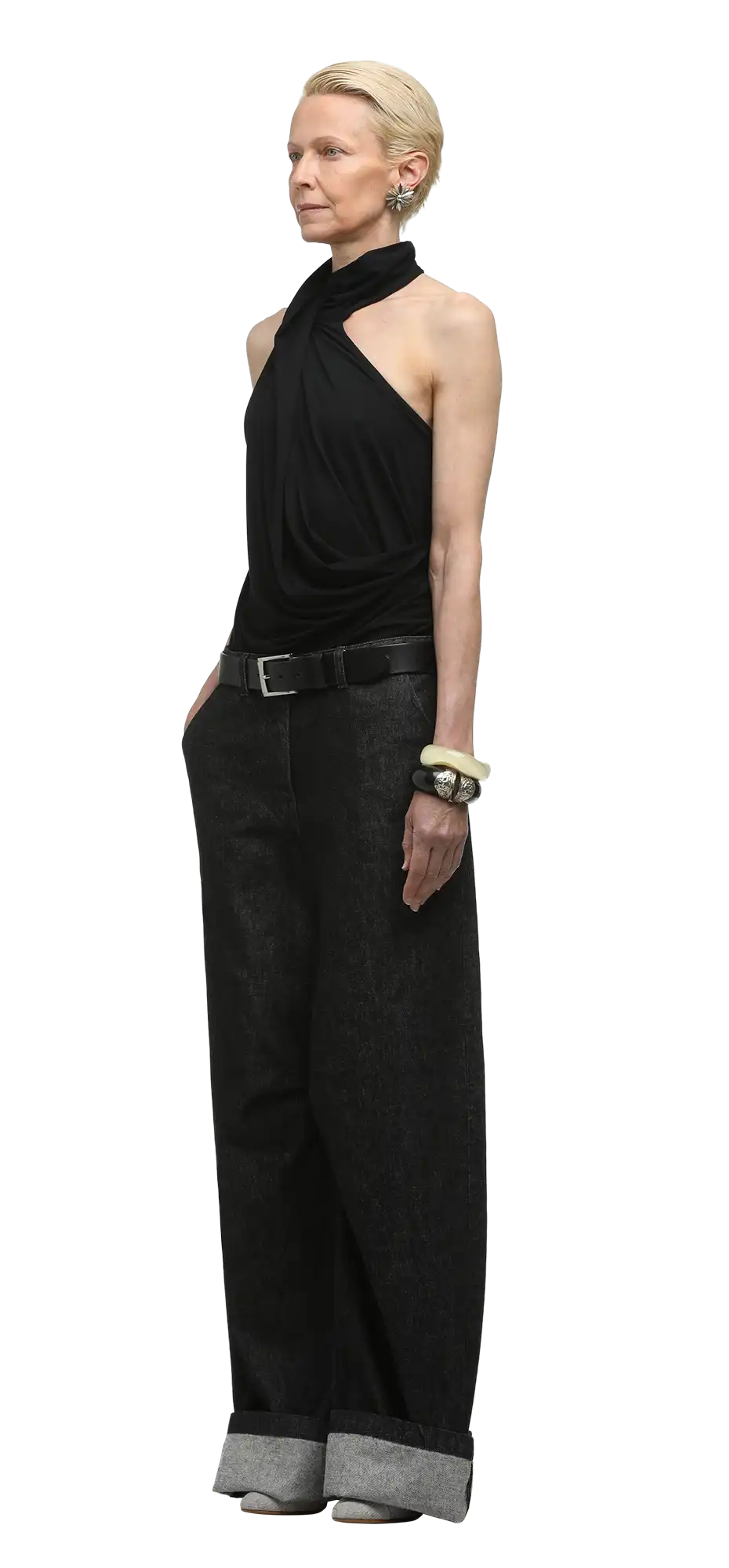 dem jeans raw black - entire studios