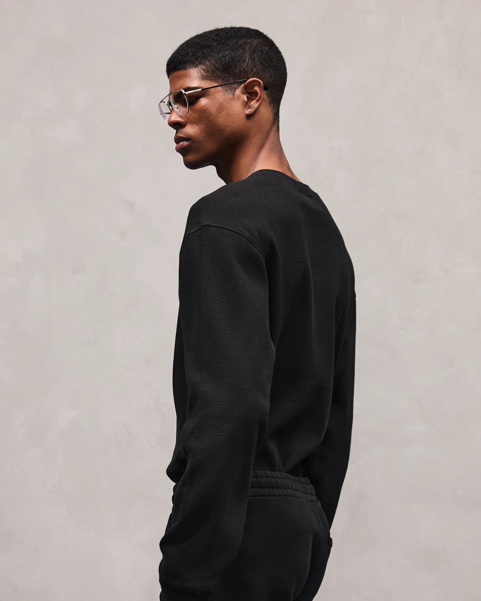 thermal long sleeve black - entire studios thermal long sleeve black - entire studios