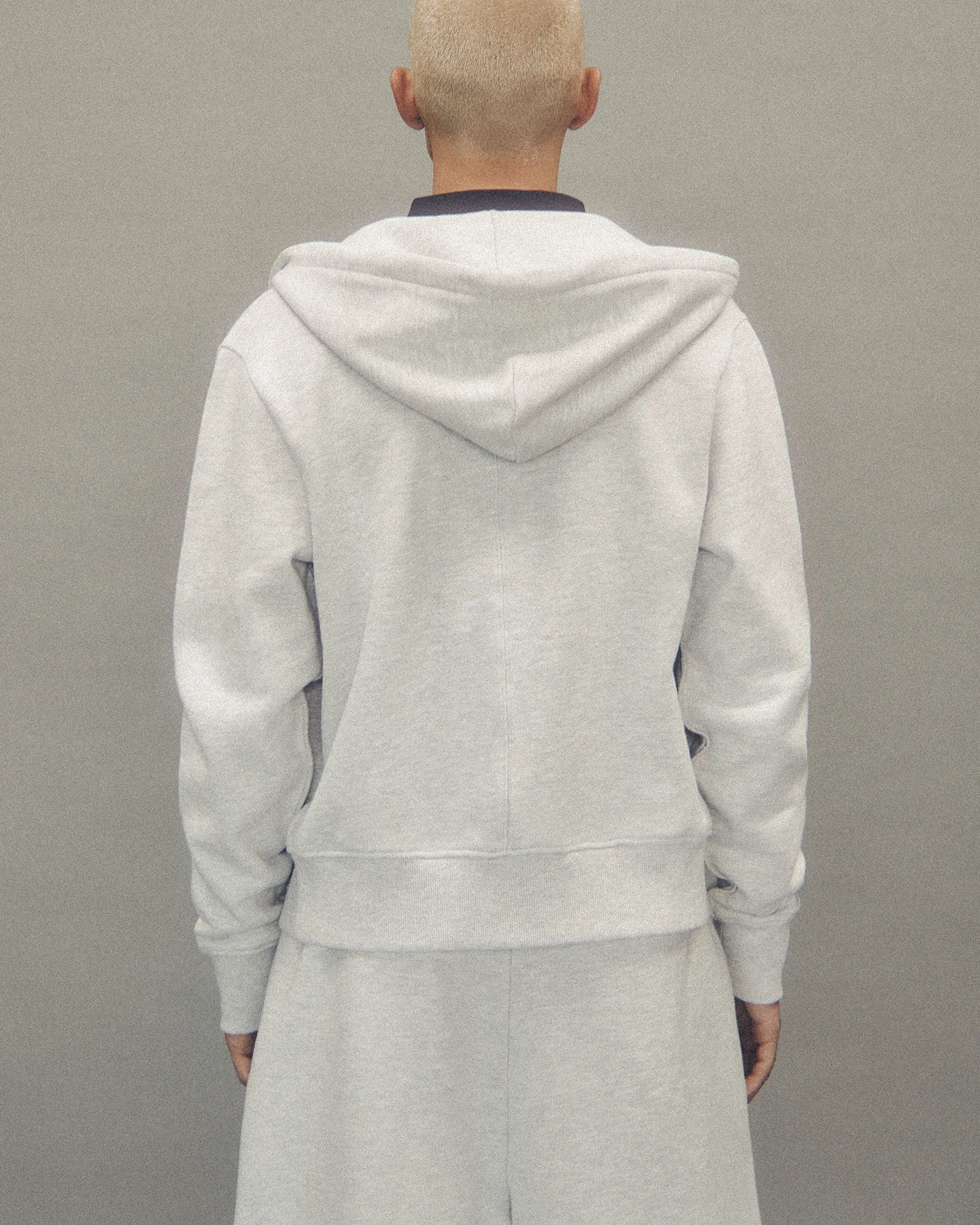 Slim Zip Up Heather Grey - Image 4