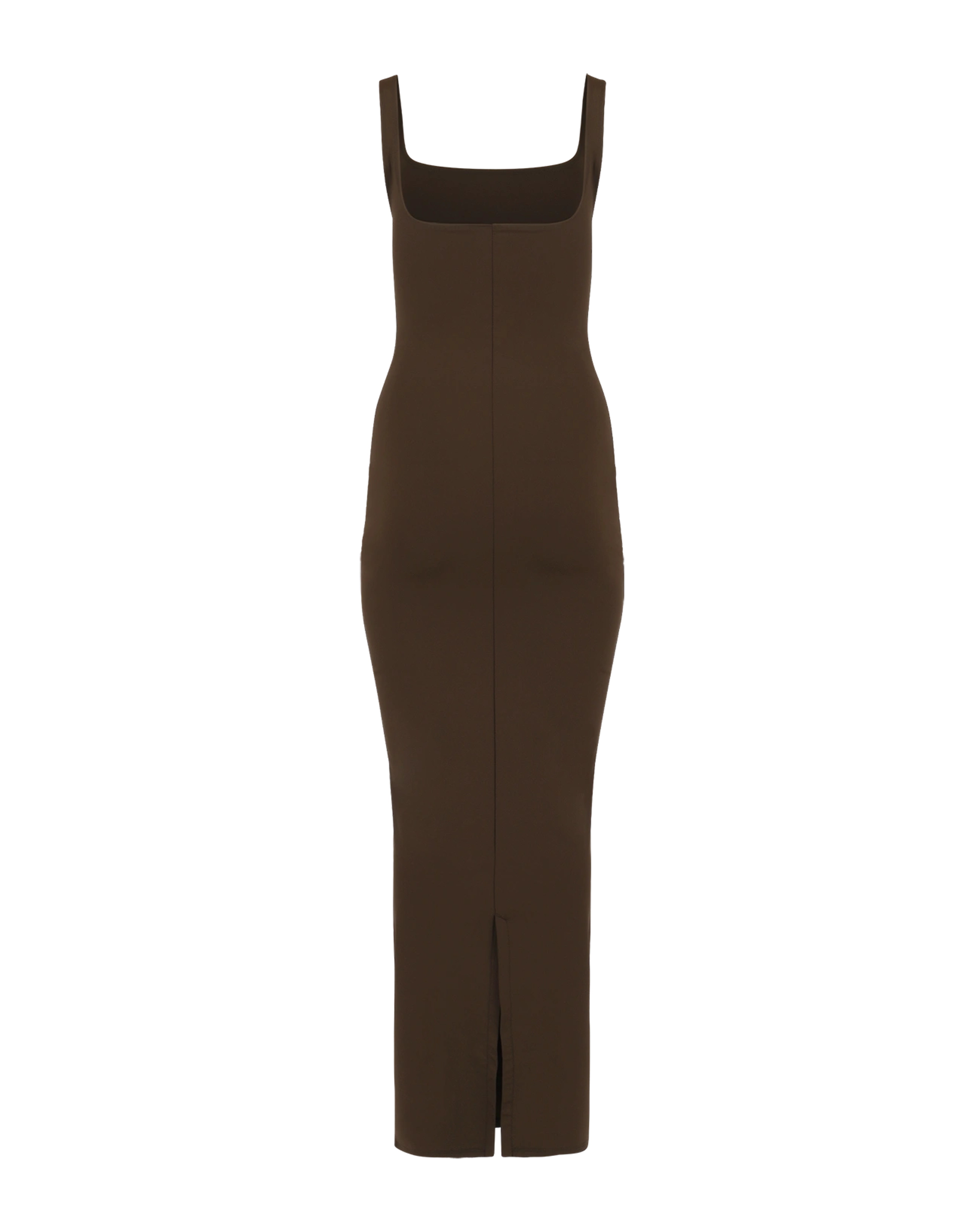 Square Neck Maxi Nylon Spandex Brunette - Image 2