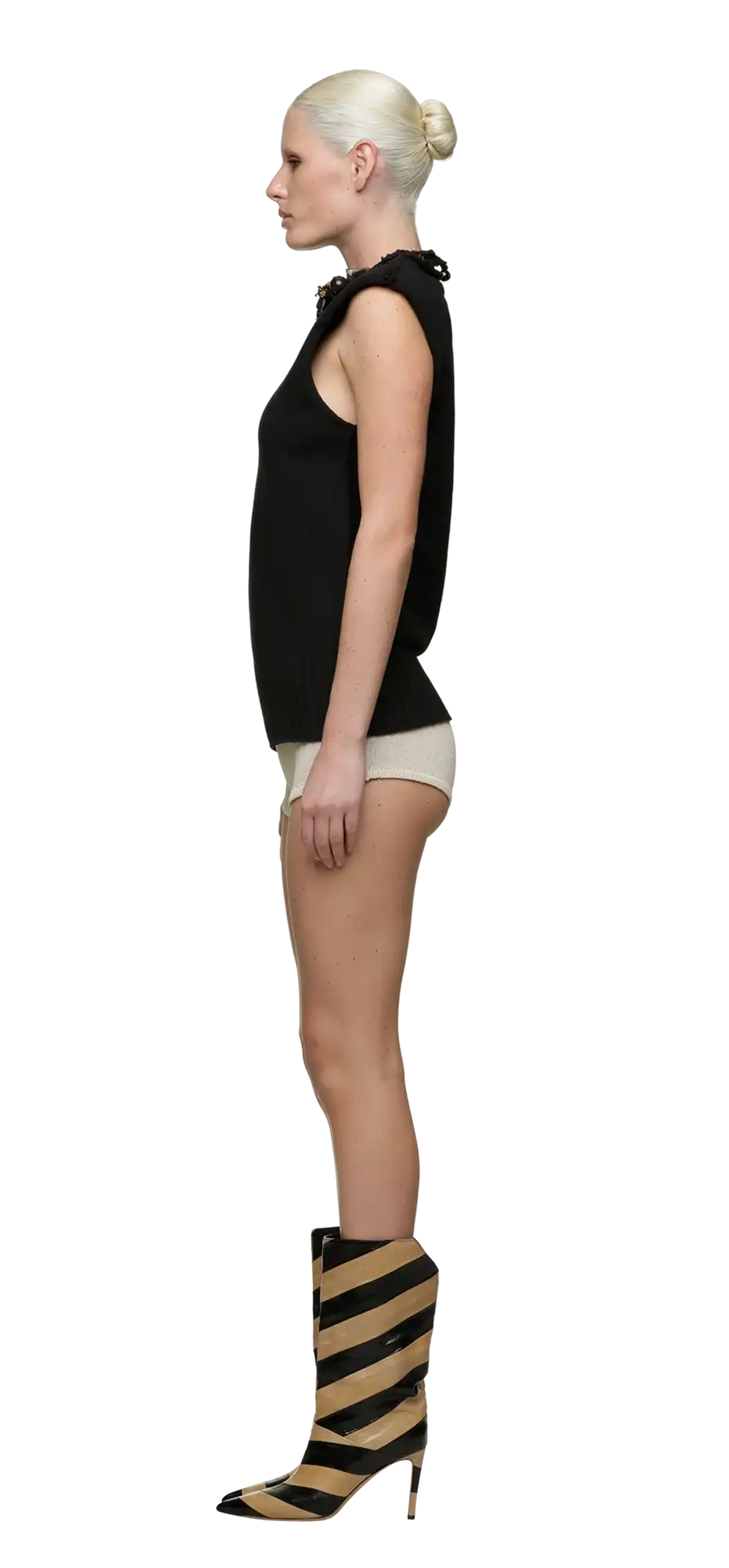 burns-knit-vest-black character left view